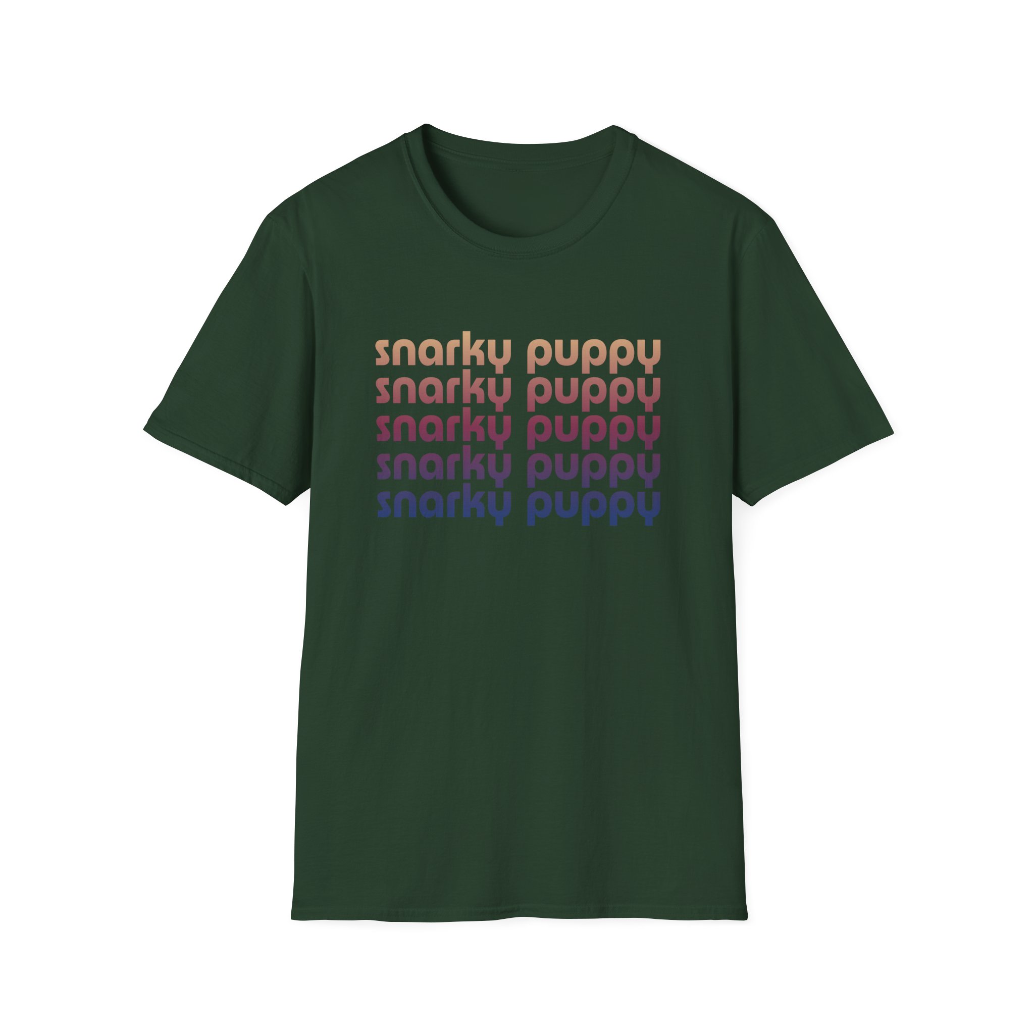 Snarky Puppy Repeating Logo Unisex Softstyle T-shirt