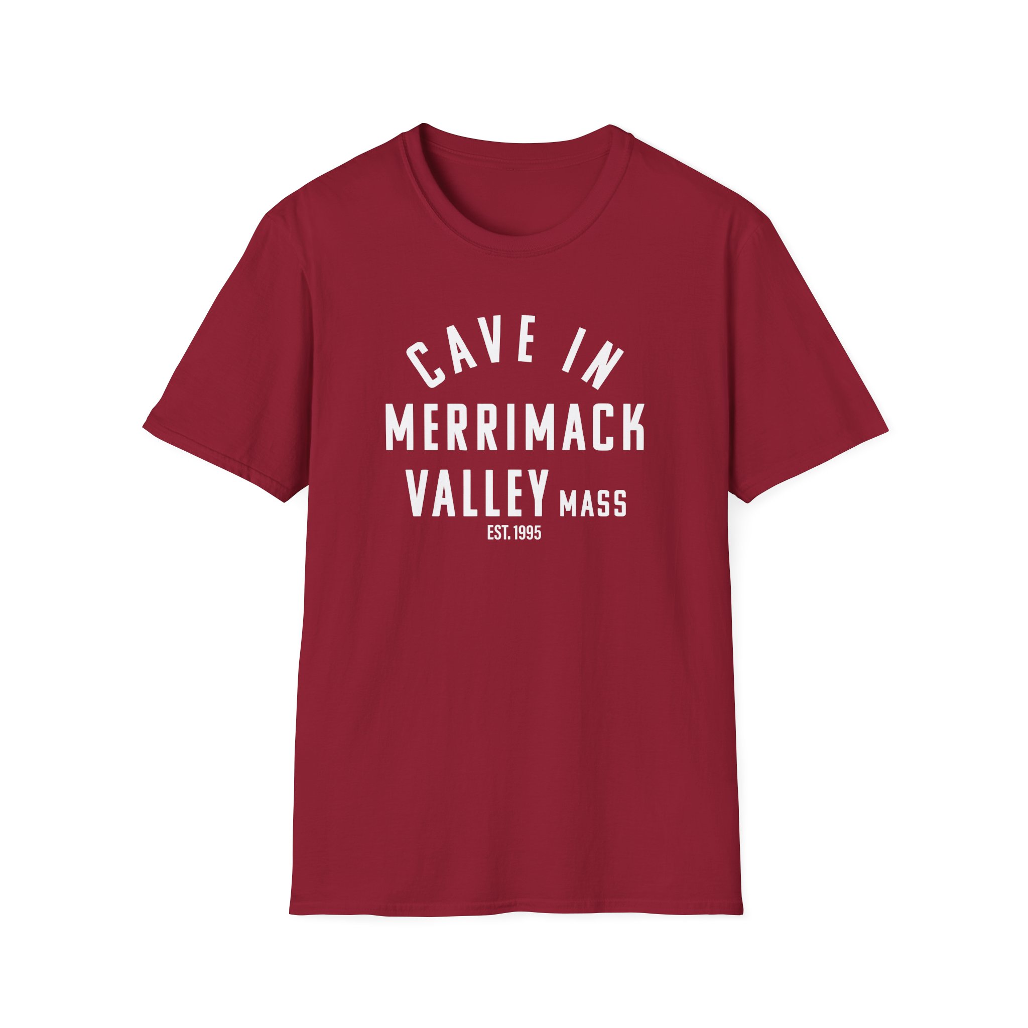 Cave in Merrimack Valley Unisex Softstyle T-Shirt