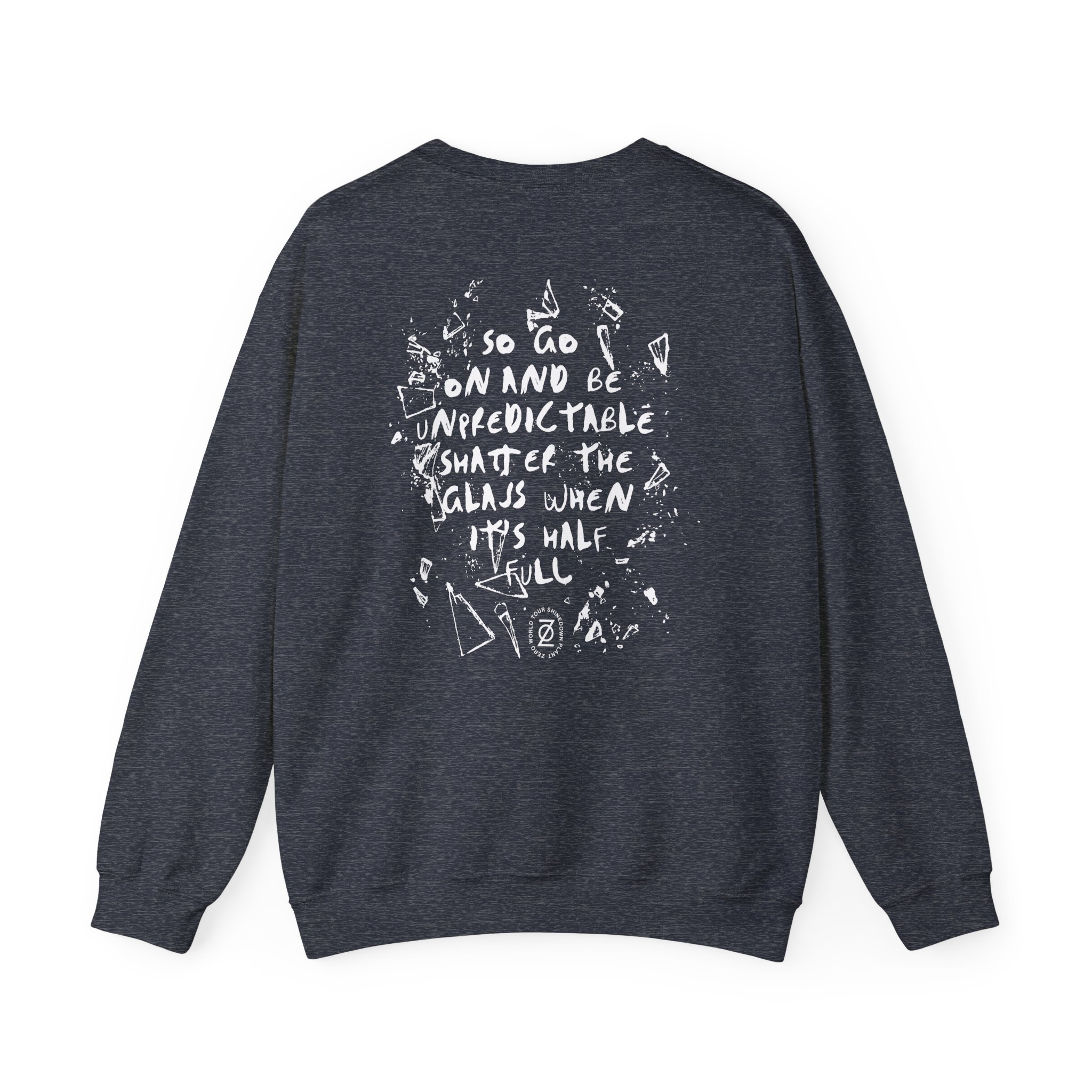 Shinedown Shattered Unisex Heavy Blendâ„¢ Crewneck Sweatshirt