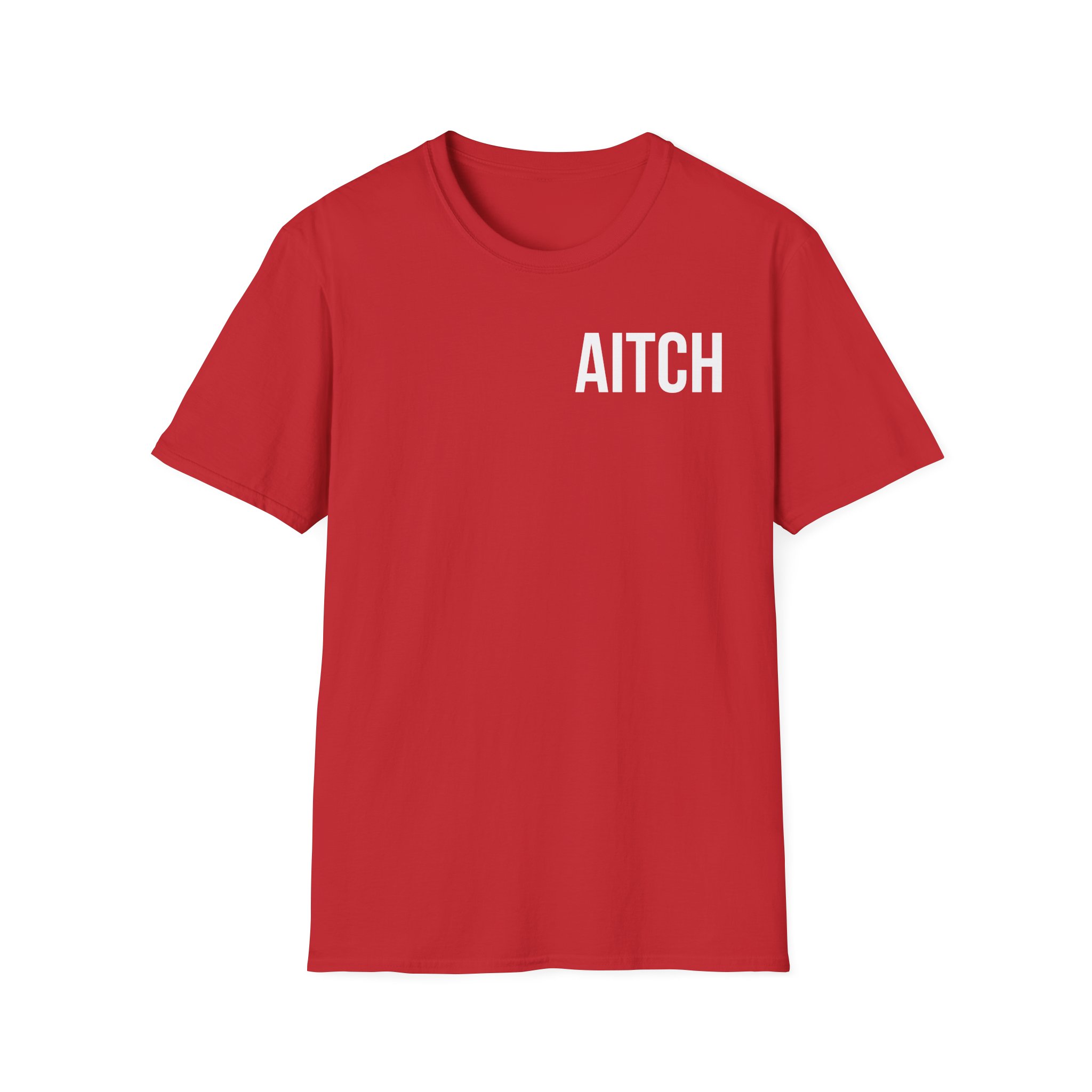 Aitch Pocket Logo Unisex Softstyle T-Shirt