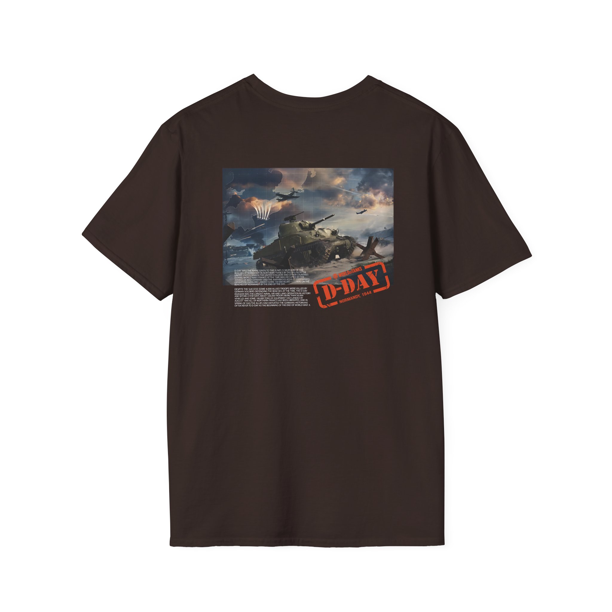 World of Tank Wot D-day Unisex Softstyle T-Shirt