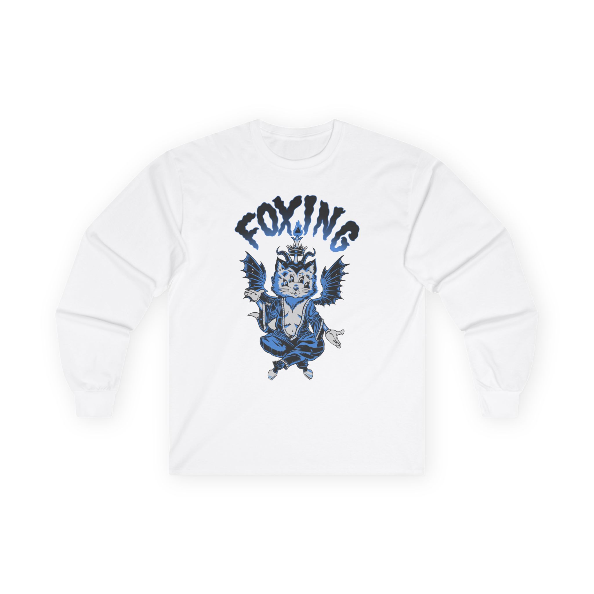 Foxing Four-eyed Cat Unisex Ultra Cotton Long Sleeve Tee