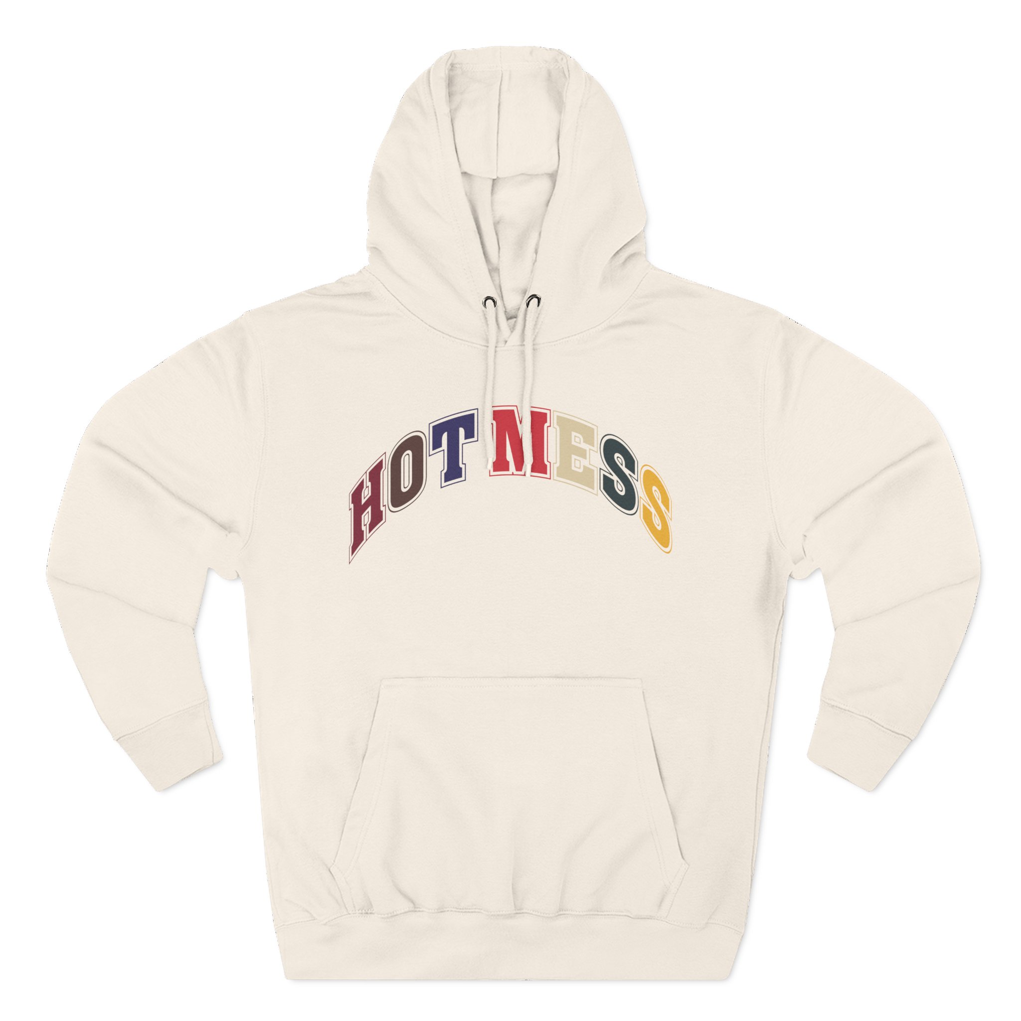 Alix Earle Hot Mess Varsity Three-Panel Fleece Hoodie