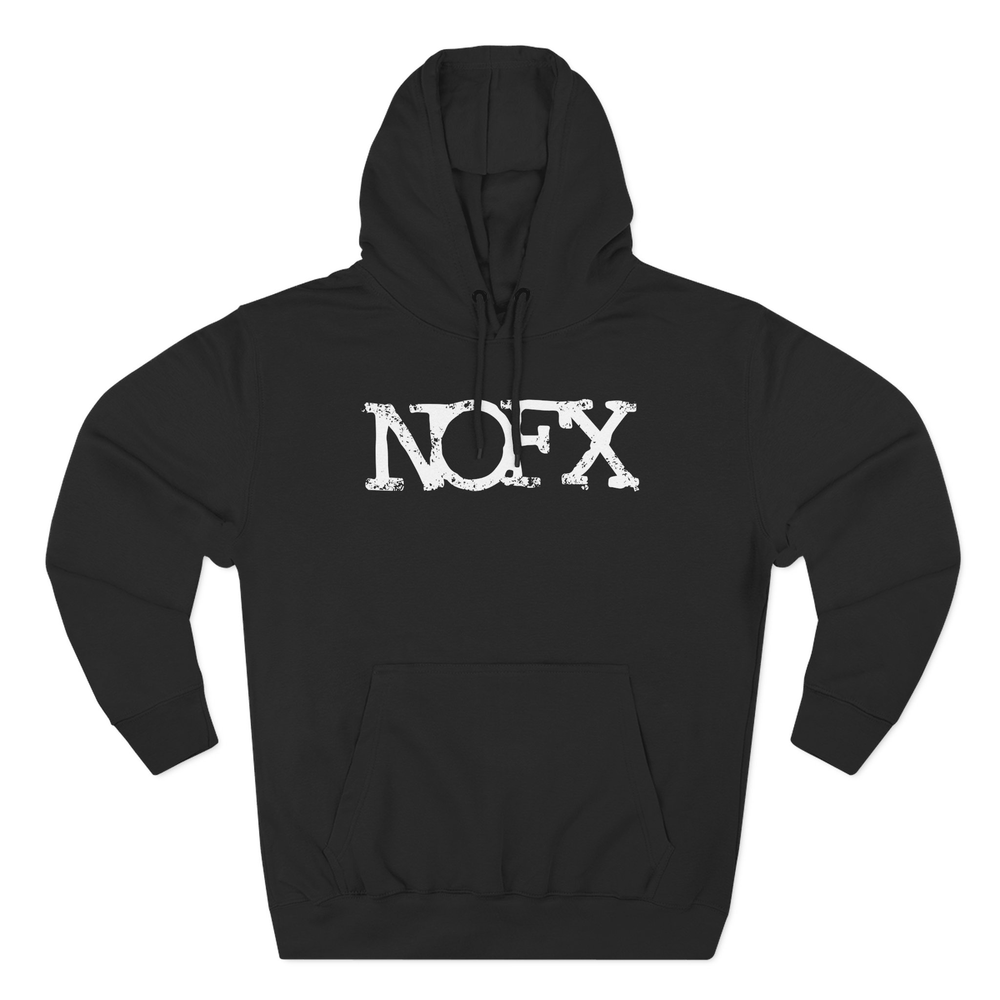 Nofx Jumping Girl Three-Panel Fleece Hoodie