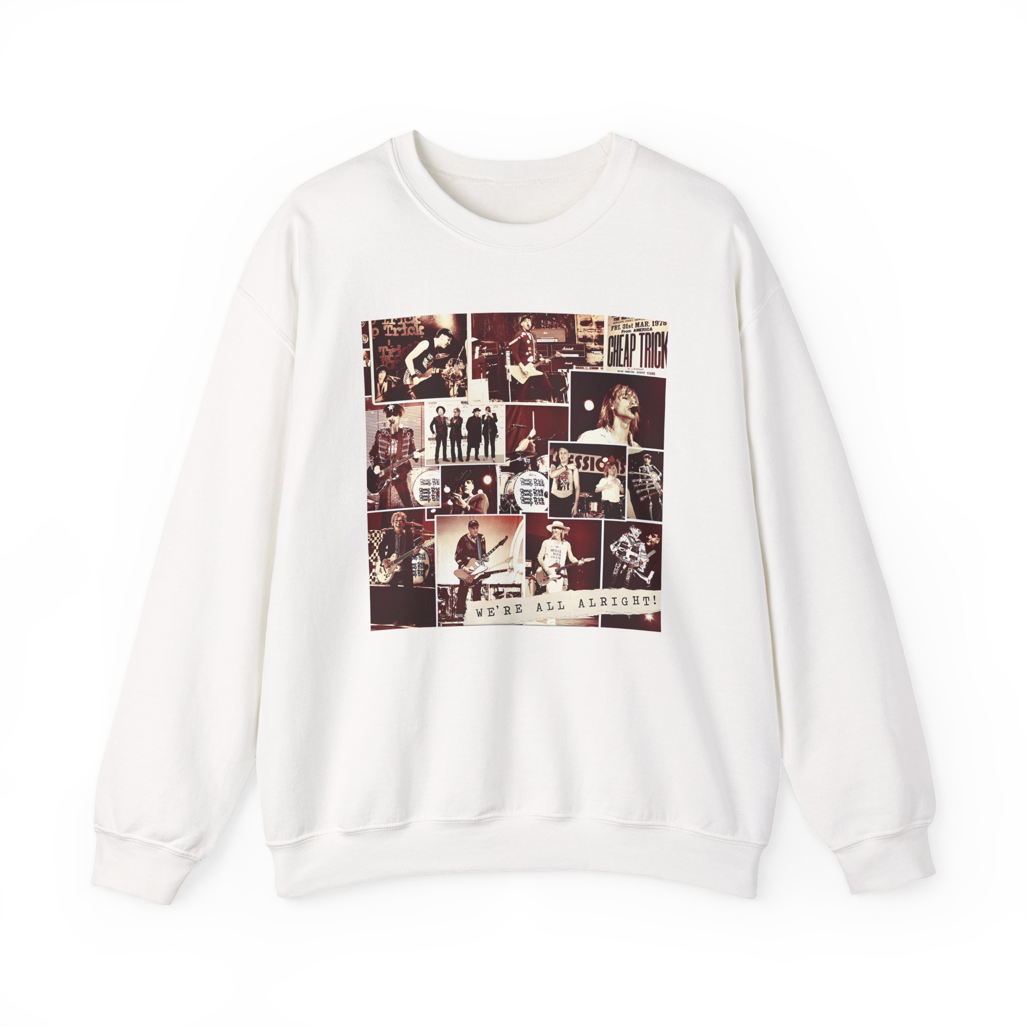 Cheap Trick Photo Collage Unisex Heavy Blendâ„¢ Crewneck Sweatshirt
