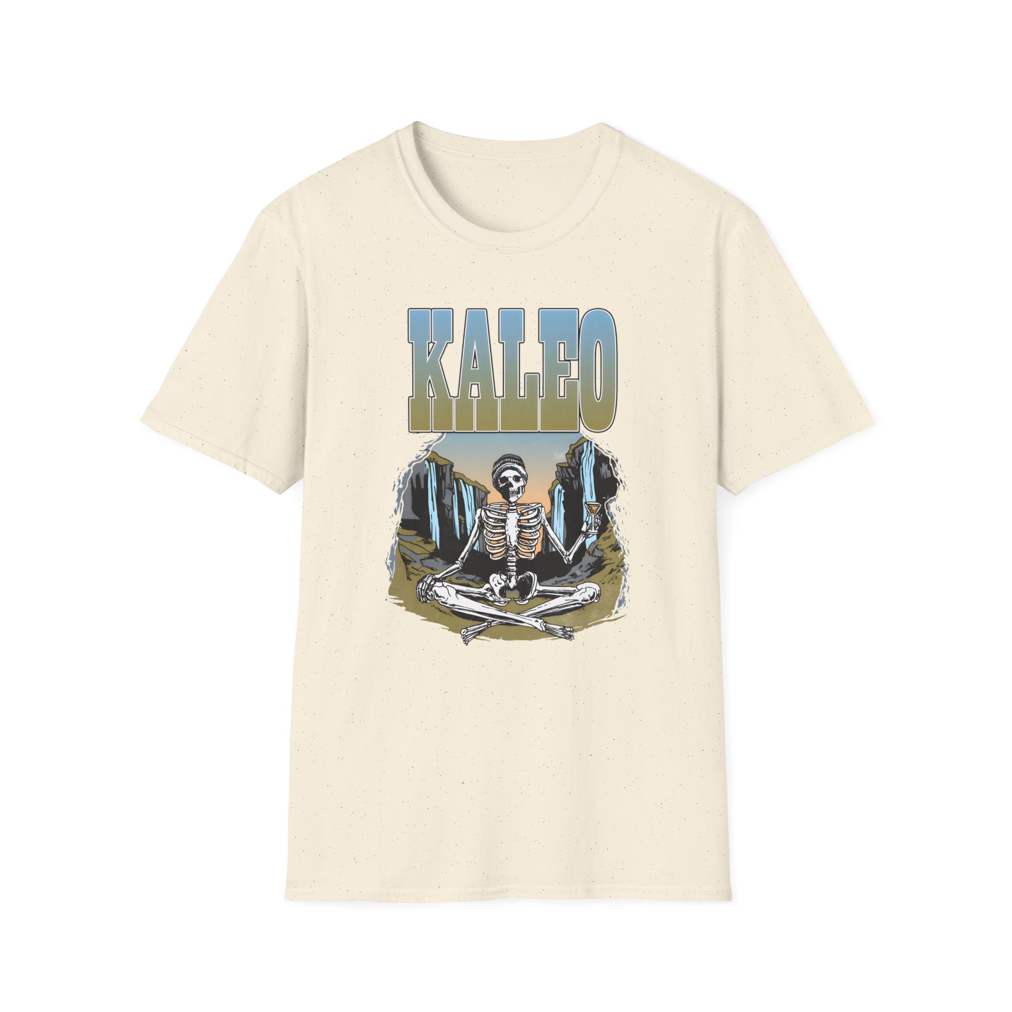 Kaleo Meditating Skeleton Unisex Softstyle T-Shirt