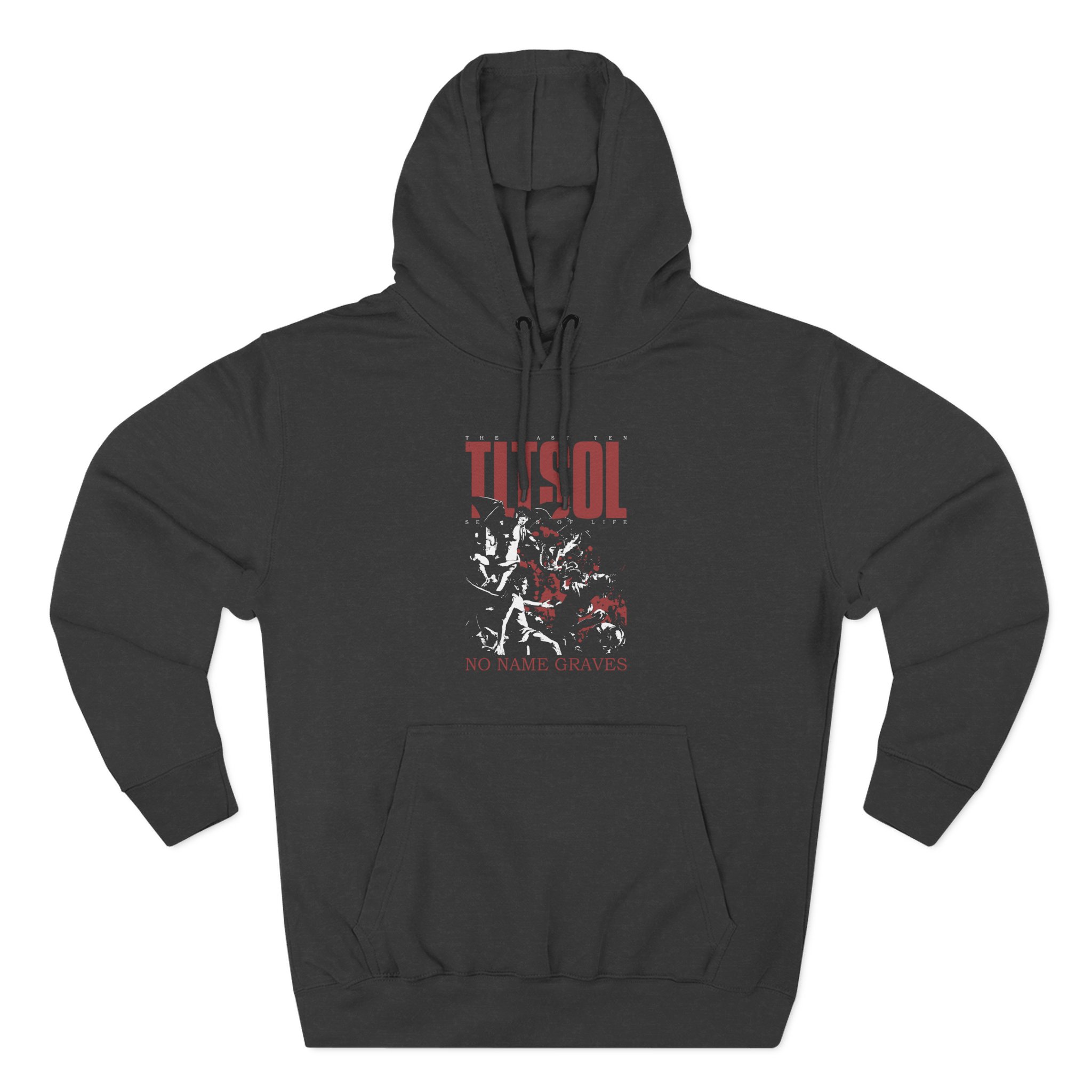 The Last Ten Seconds of Life No Name Graves Three-Panel Fleece Hoodie