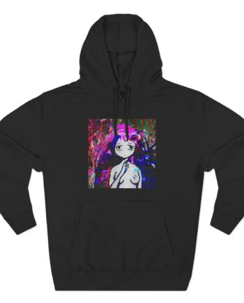 Sewerslvt Draining Love Story 1 Album Cover Three-Panel Fleece Hoodie