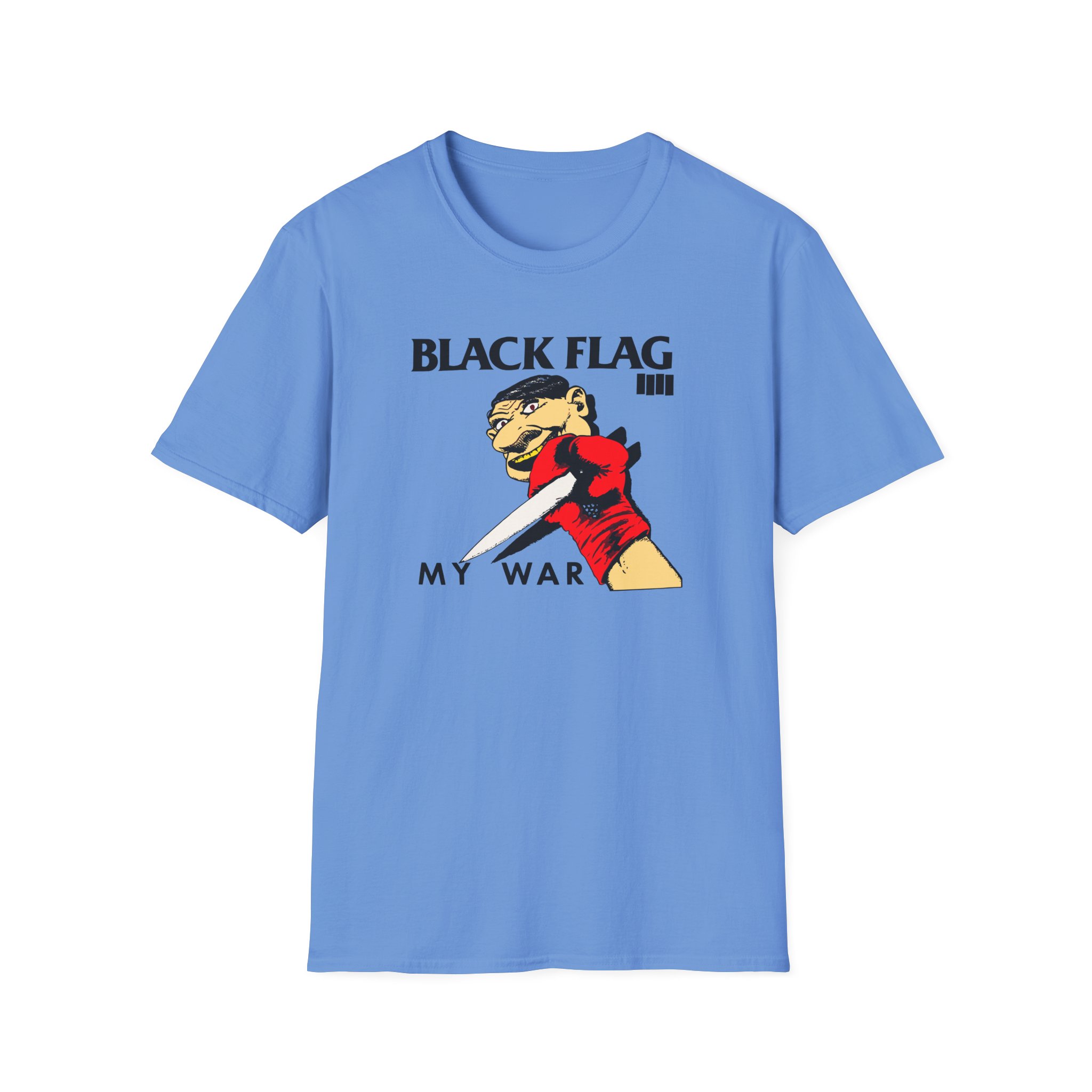 Black Flag My War Unisex Softstyle T-Shirt