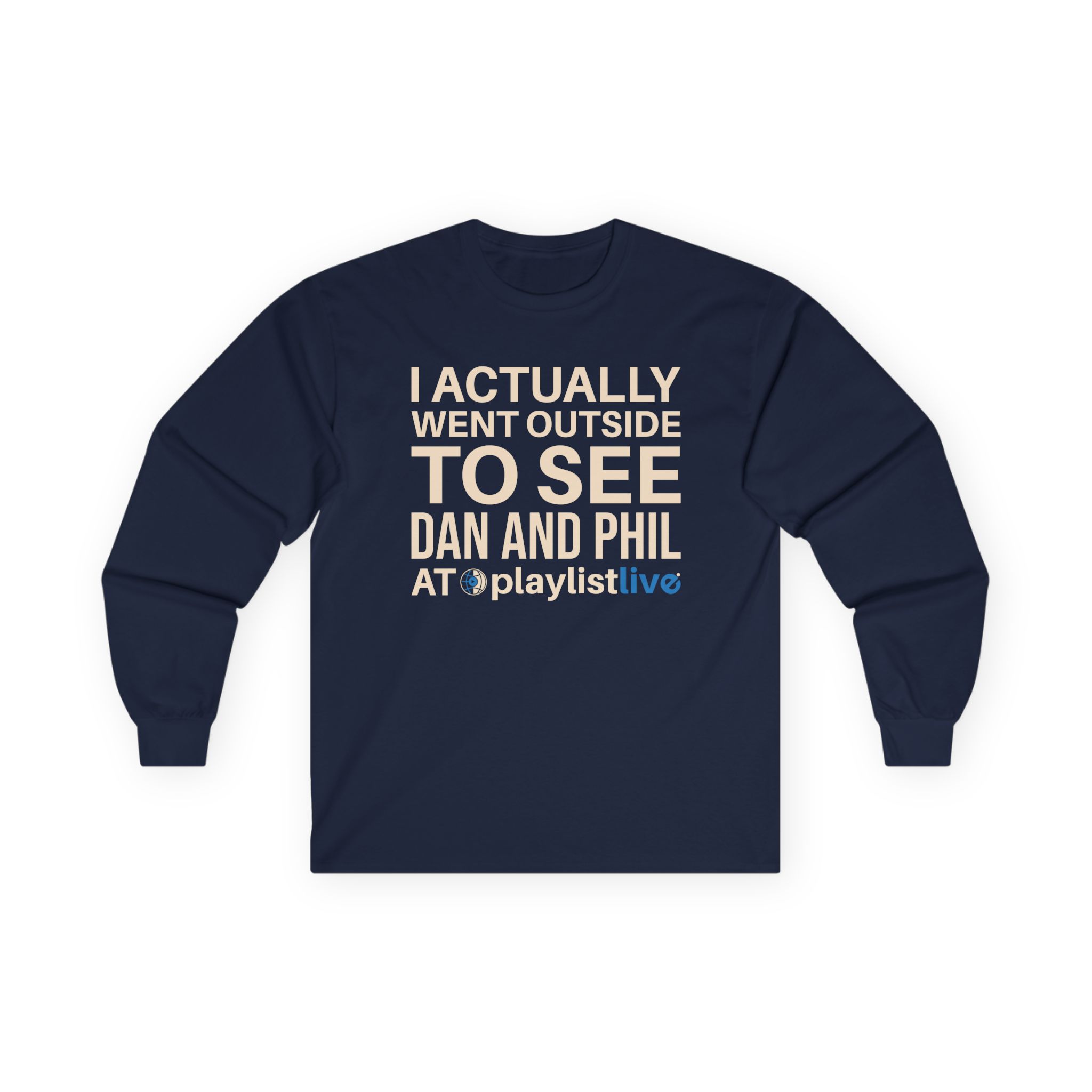 Dan and Phil Actually Went Outside to See Dan and Phil at Playlist Live Unisex Ultra Cotton Long Sleeve Tee