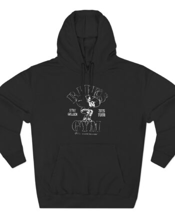 Matt Rife Gym Faded Three-Panel Fleece Hoodie