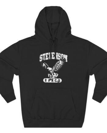 Mike Stud Allegiance Crop Three-Panel Fleece Hoodie