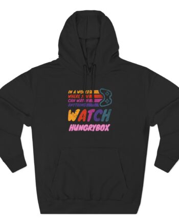 Hungrybox Three-Panel Fleece Hoodie