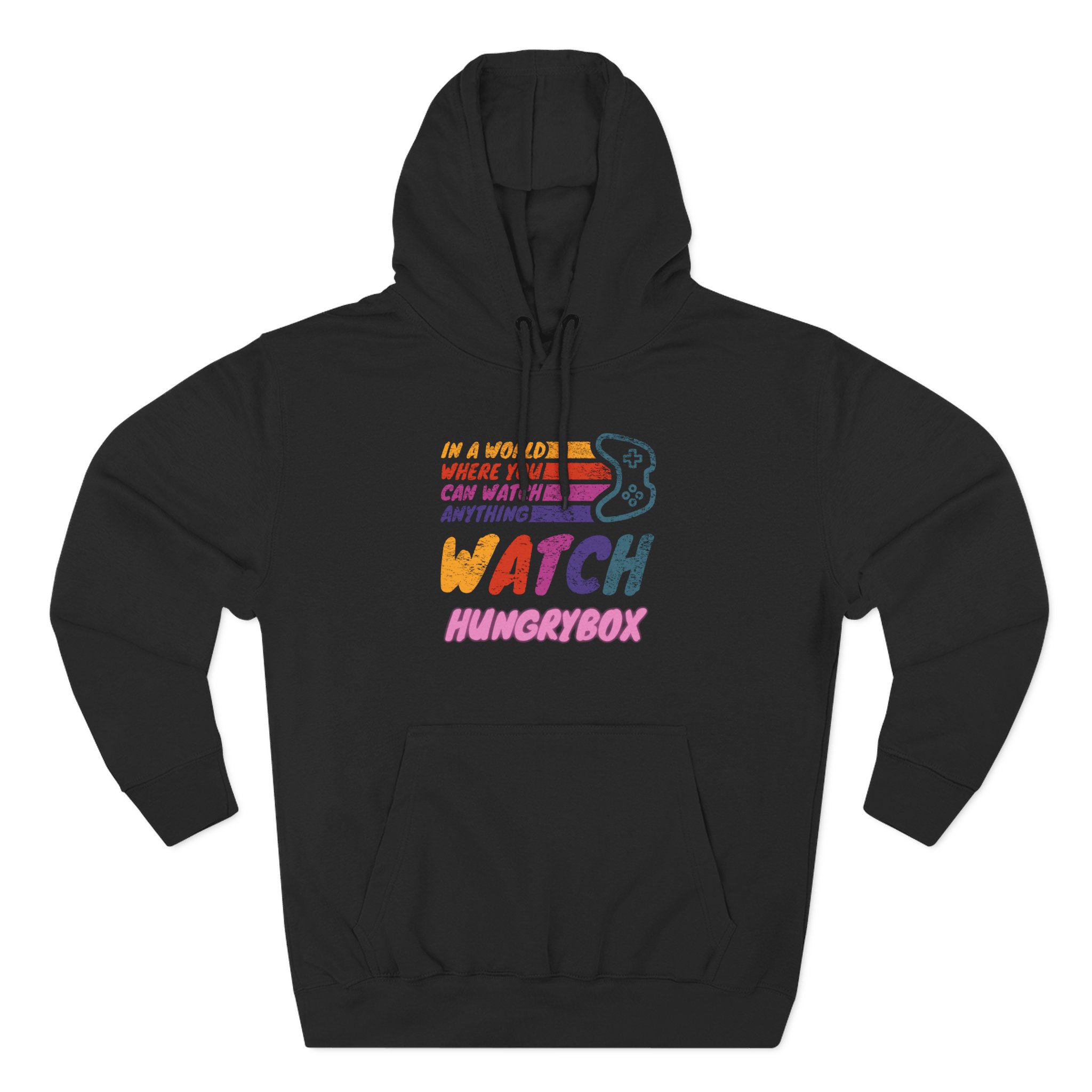 Hungrybox Three-Panel Fleece Hoodie