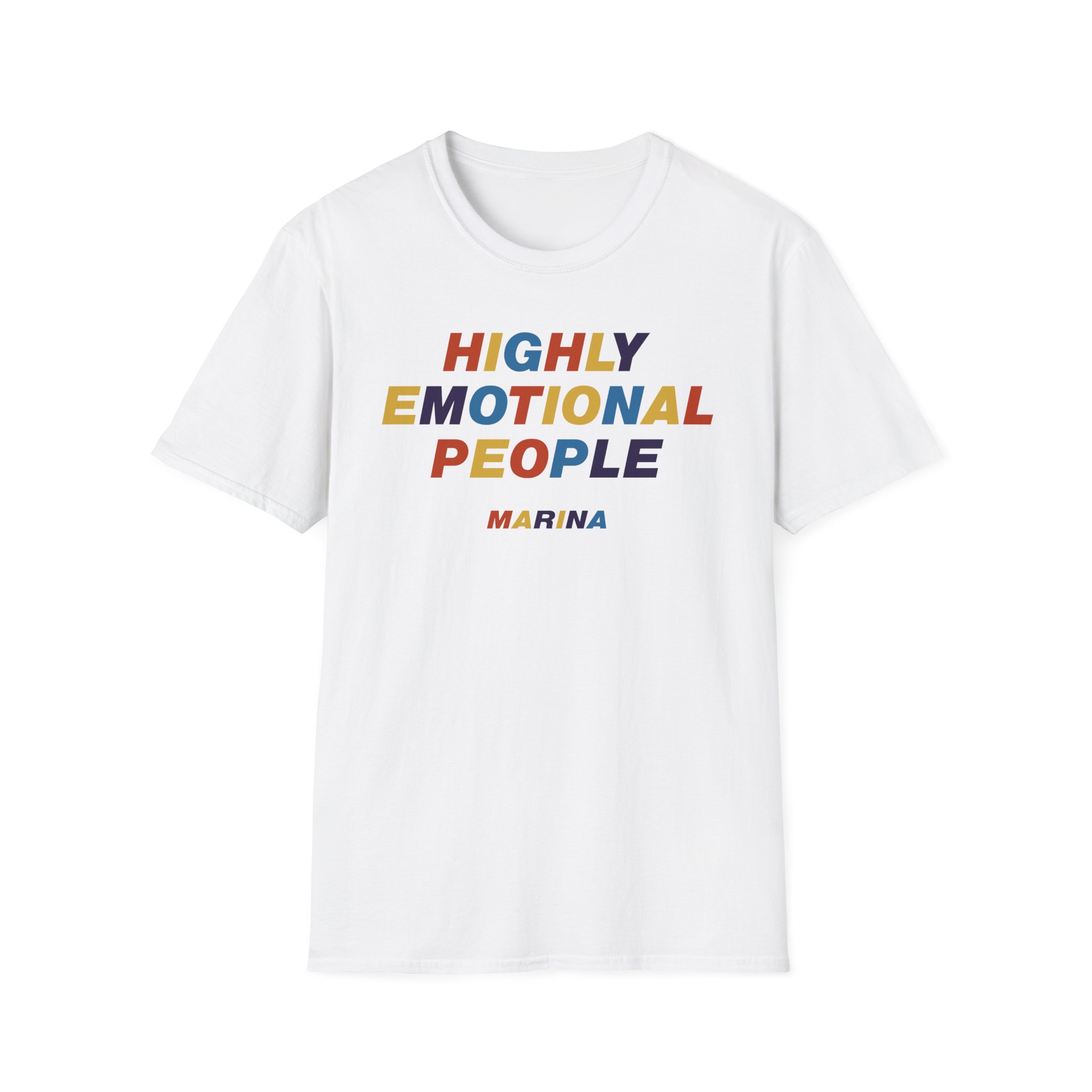 Marina Highly Emotional People Unisex Softstyle T-Shirt