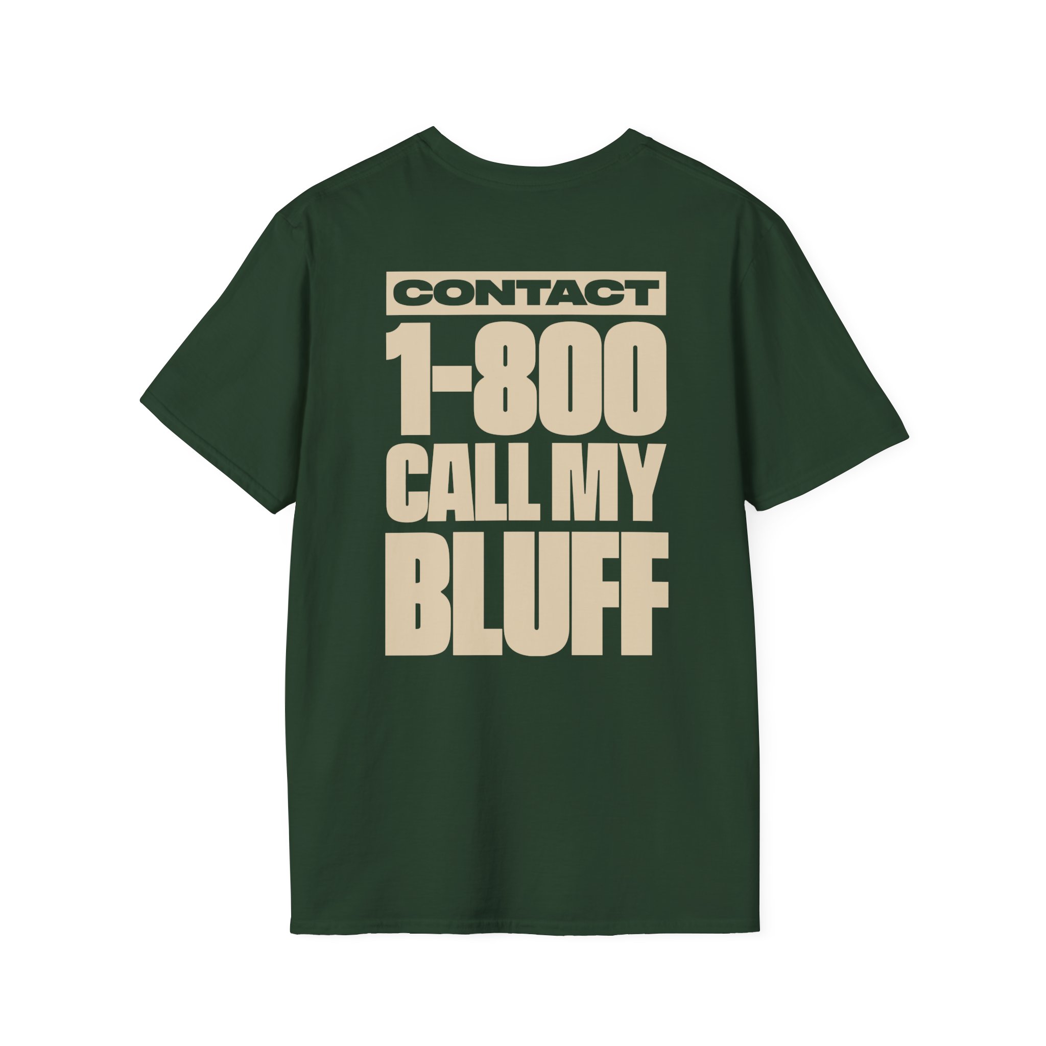 Clipse 1-800 Call My Bluff Unisex Softstyle T-Shirt