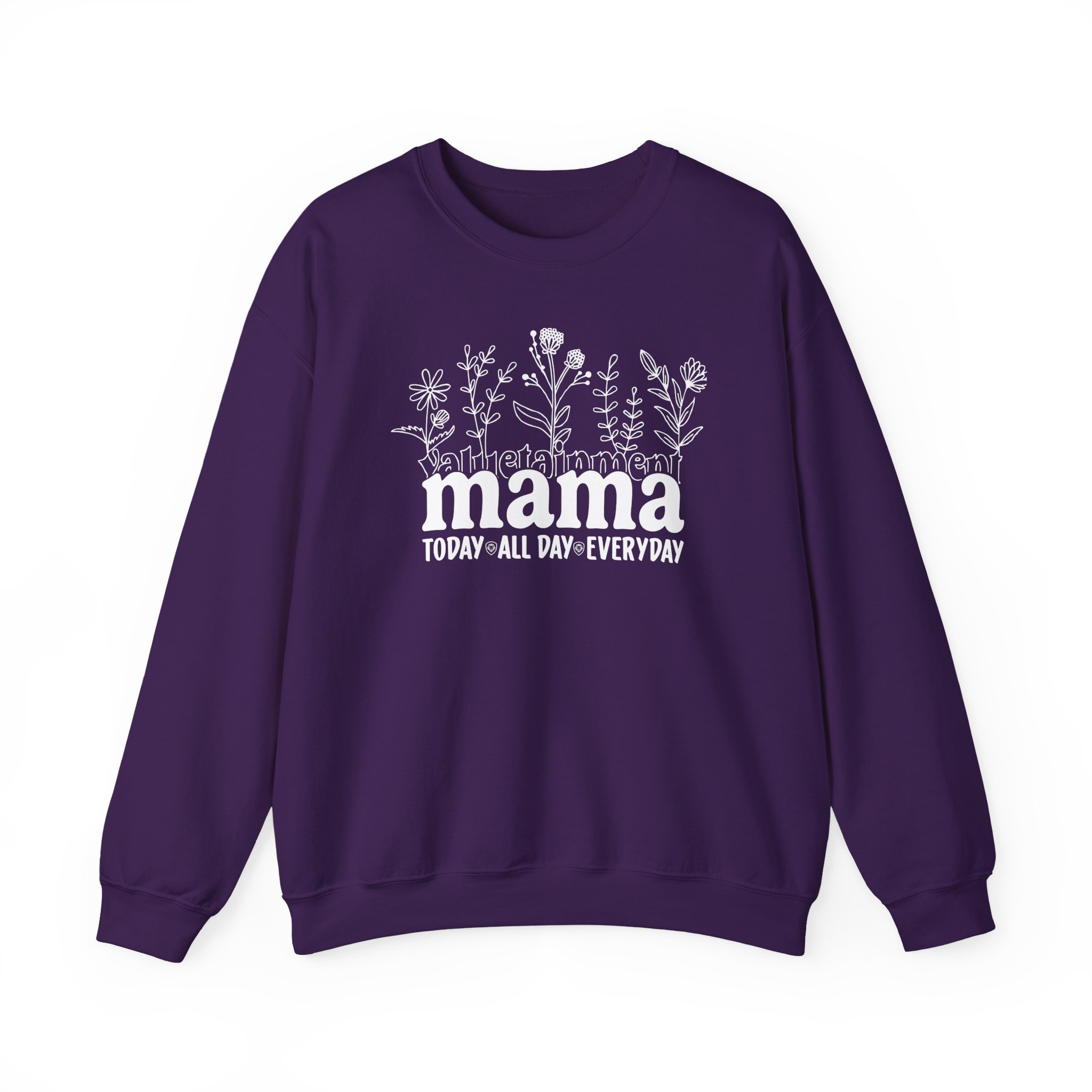 Valuetainment Future Looks Bright Lilac Everyday Vt Mama Unisex Heavy Blendâ„¢ Crewneck Sweatshirt