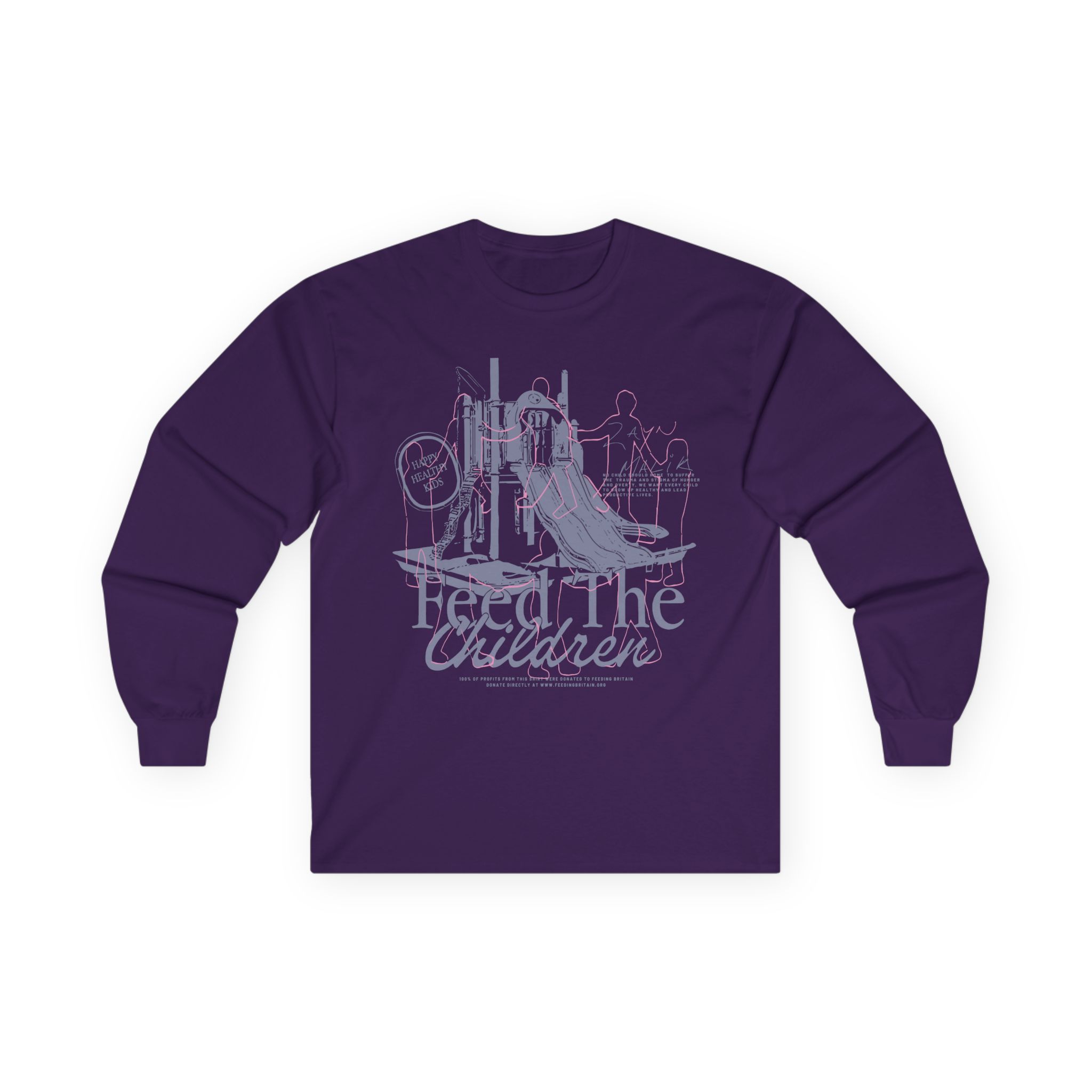 Zayn Malik Zayn X Feeding Britain Future Unisex Ultra Cotton Long Sleeve Tee