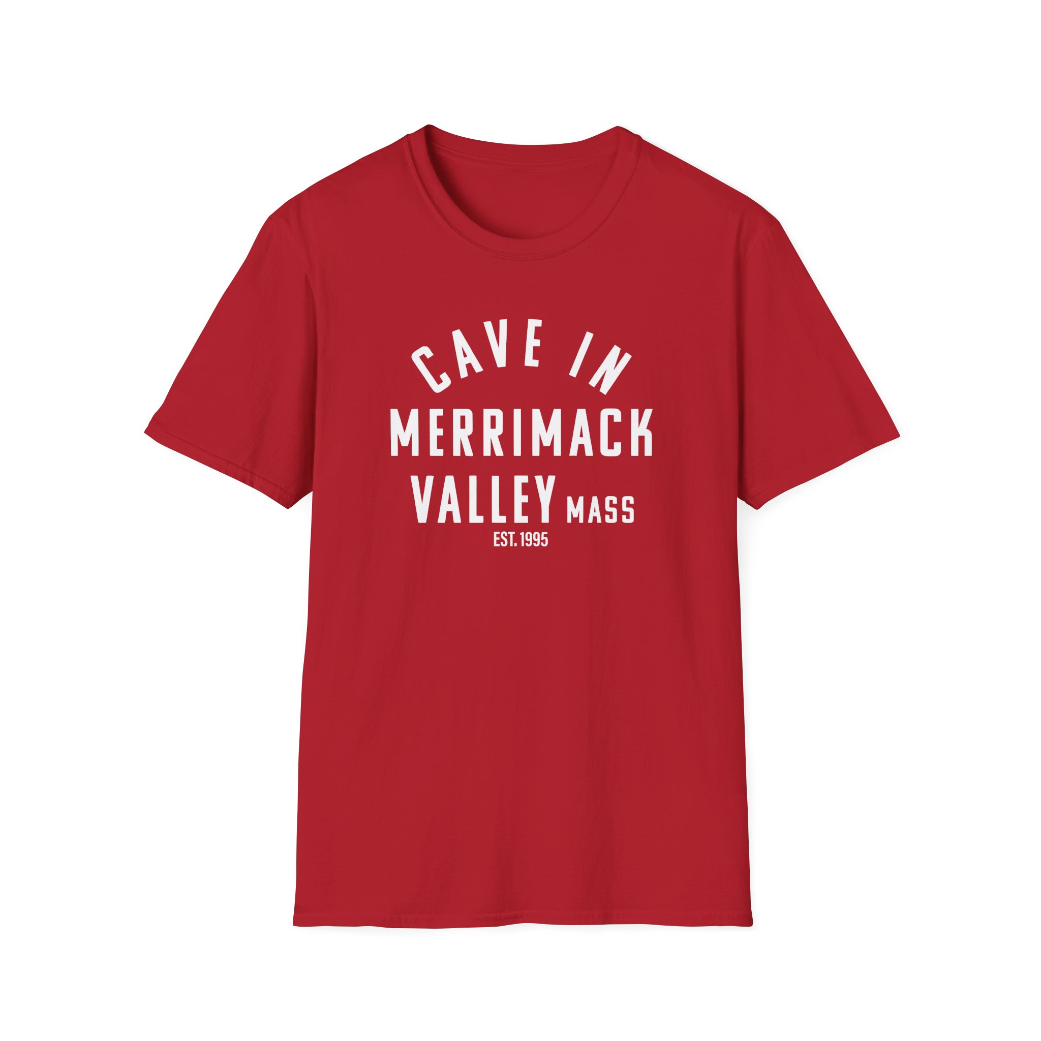 Cave in Merrimack Valley Unisex Softstyle T-Shirt