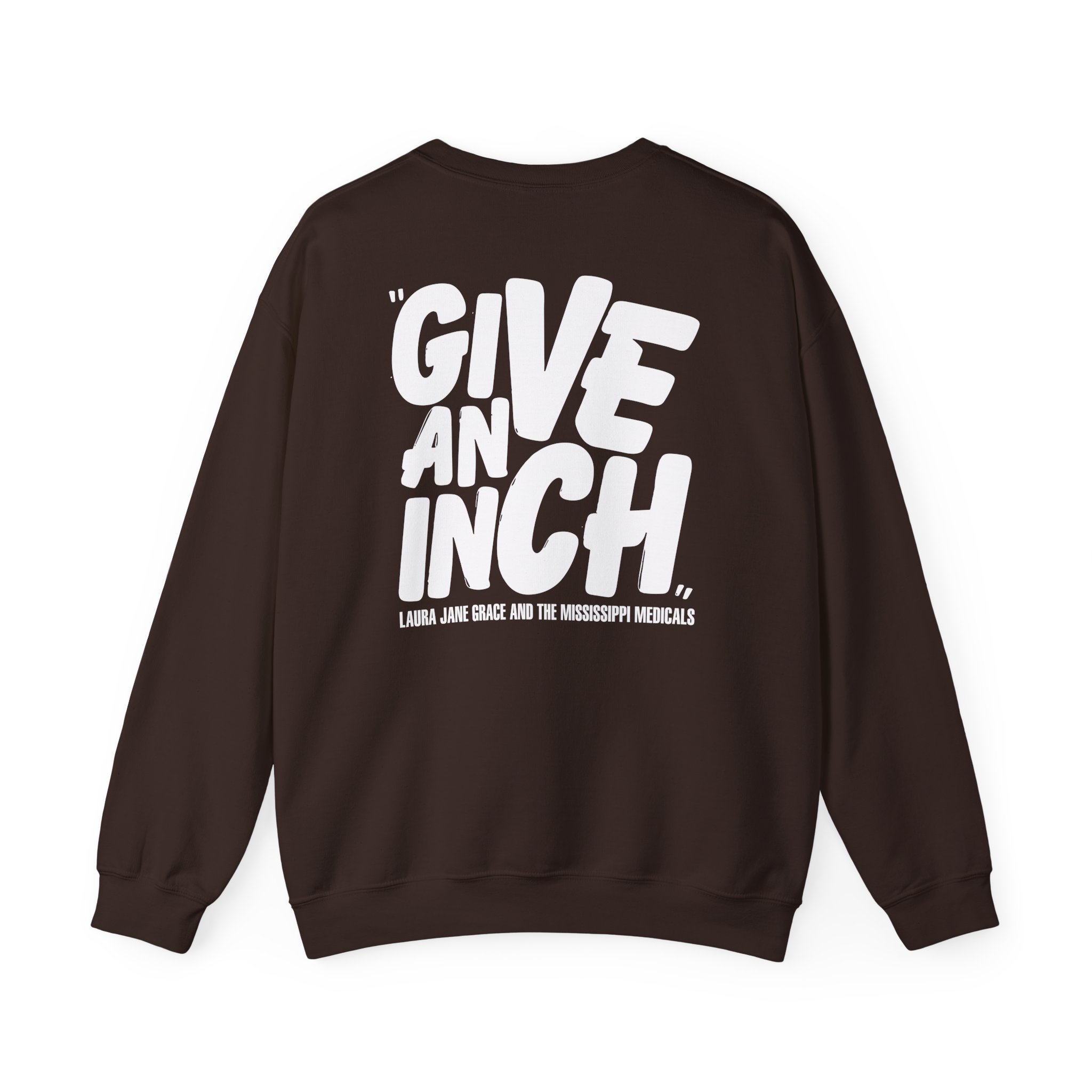 Laura Jane Grace Give an Inch Unisex Heavy Blendâ„¢ Crewneck Sweatshirt