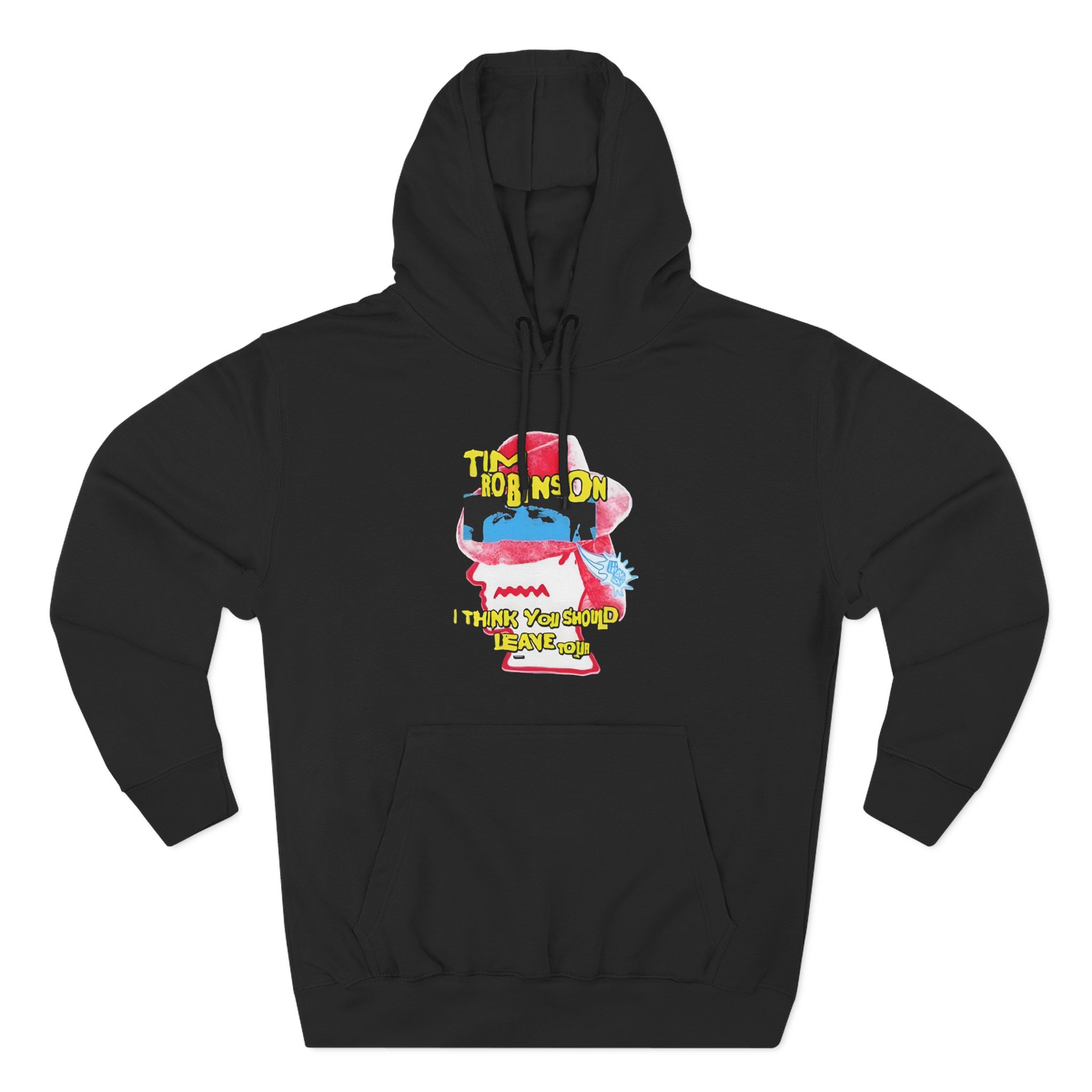 I Think You Should Leave Fedora Three-Panel Fleece Hoodie