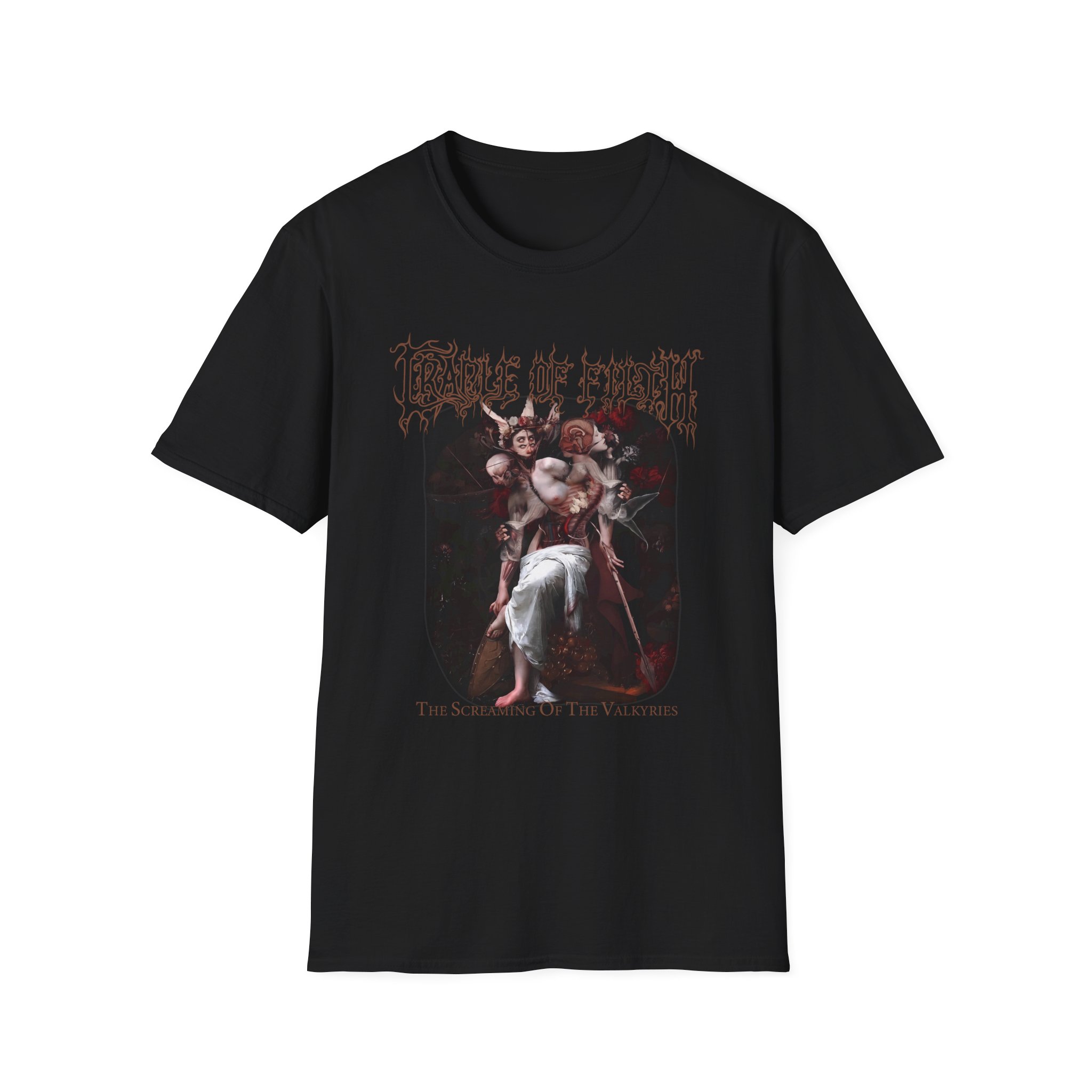 Cradle of Filth the Screaming of the Valkyries Unisex Softstyle T-Shirt