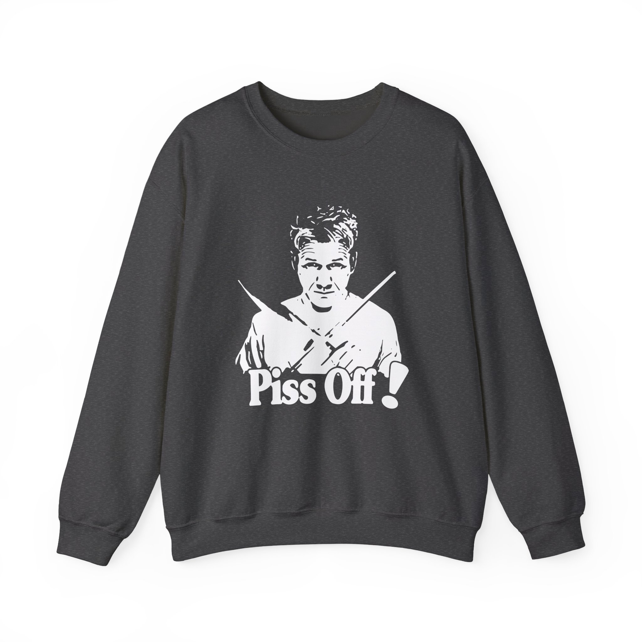 Gordon Ramsay Chef Piss Off Unisex Heavy Blendâ„¢ Crewneck Sweatshirt