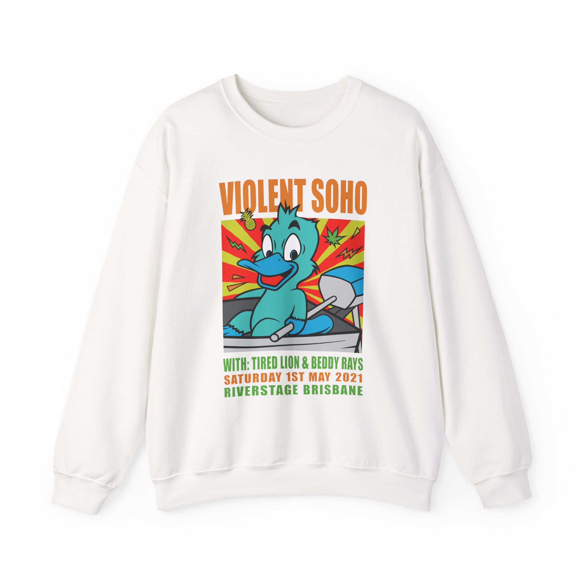 Violent Soho Event Poster Unisex Heavy Blendâ„¢ Crewneck Sweatshirt
