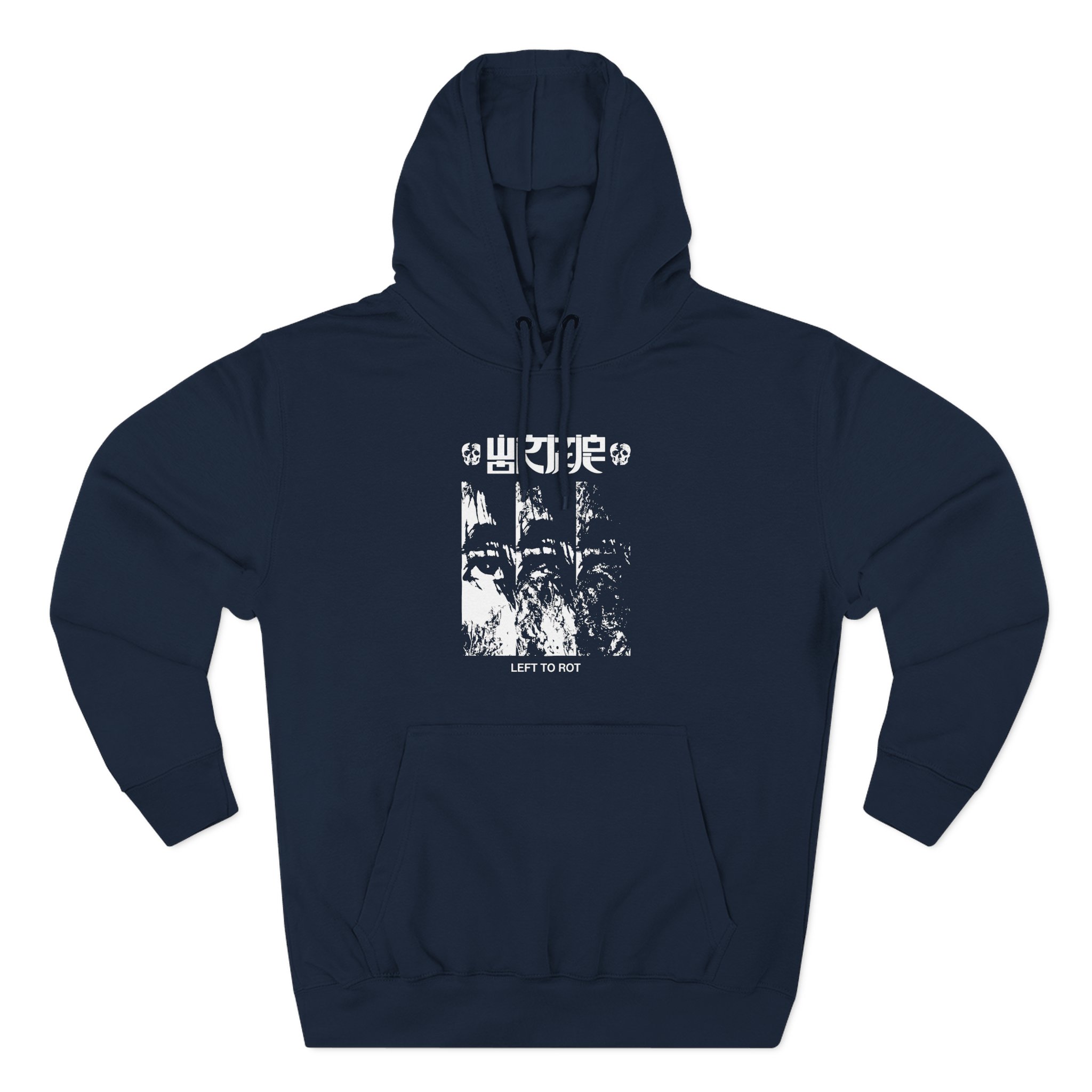 Wormrot Left to Rot Cover Three-Panel Fleece Hoodie