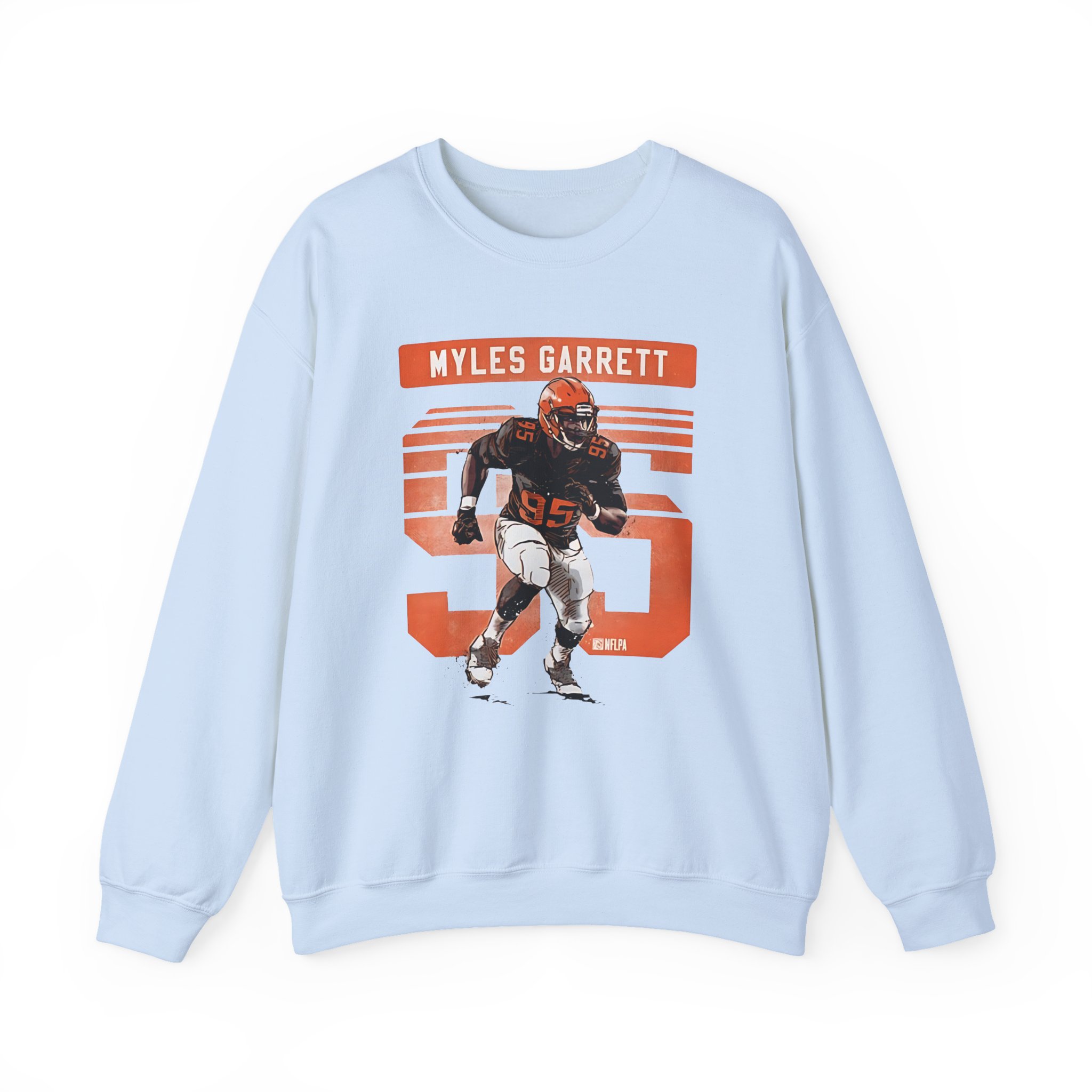 Myles Garrett Grunge Unisex Heavy Blendâ„¢ Crewneck Sweatshirt