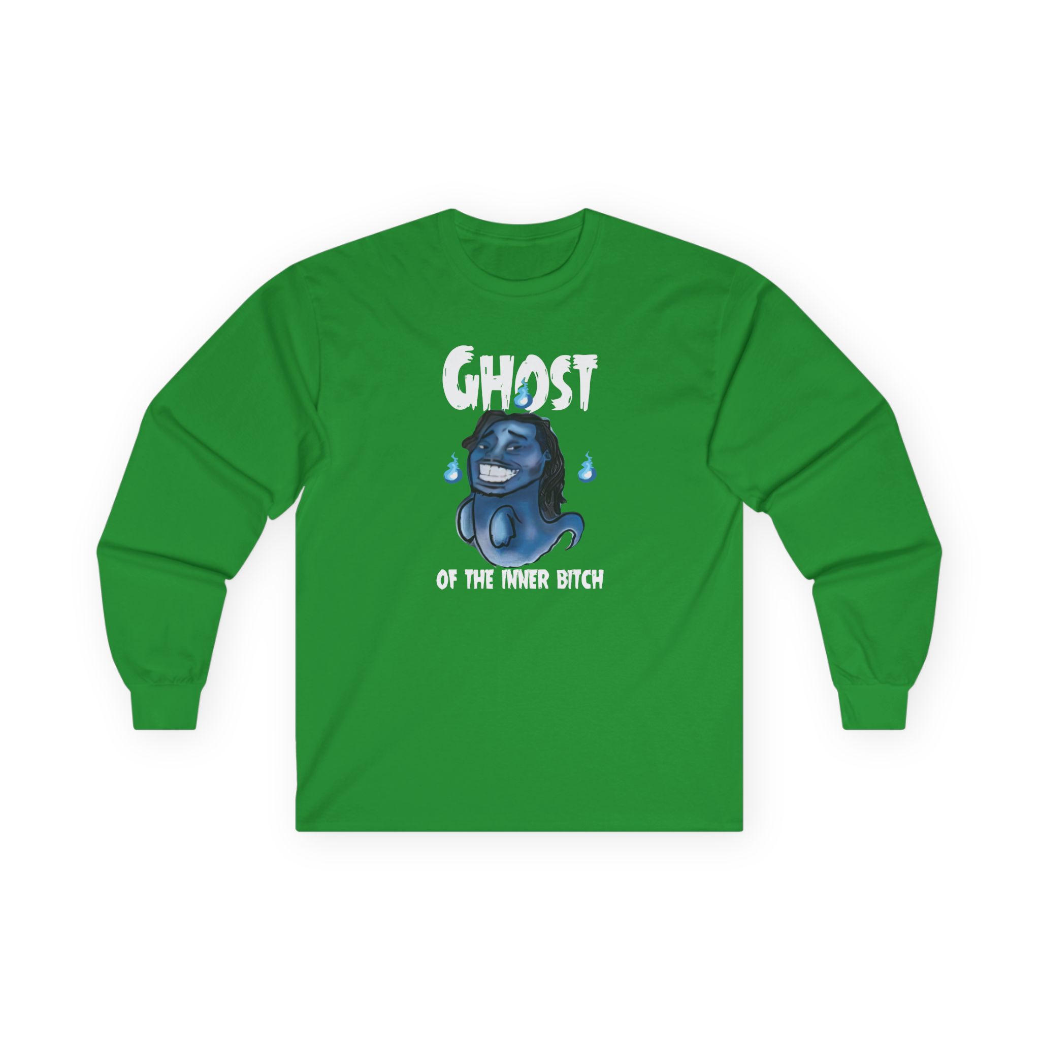 Aba and Preach Ghost of the Inner Bitch Unisex Ultra Cotton Long Sleeve Tee