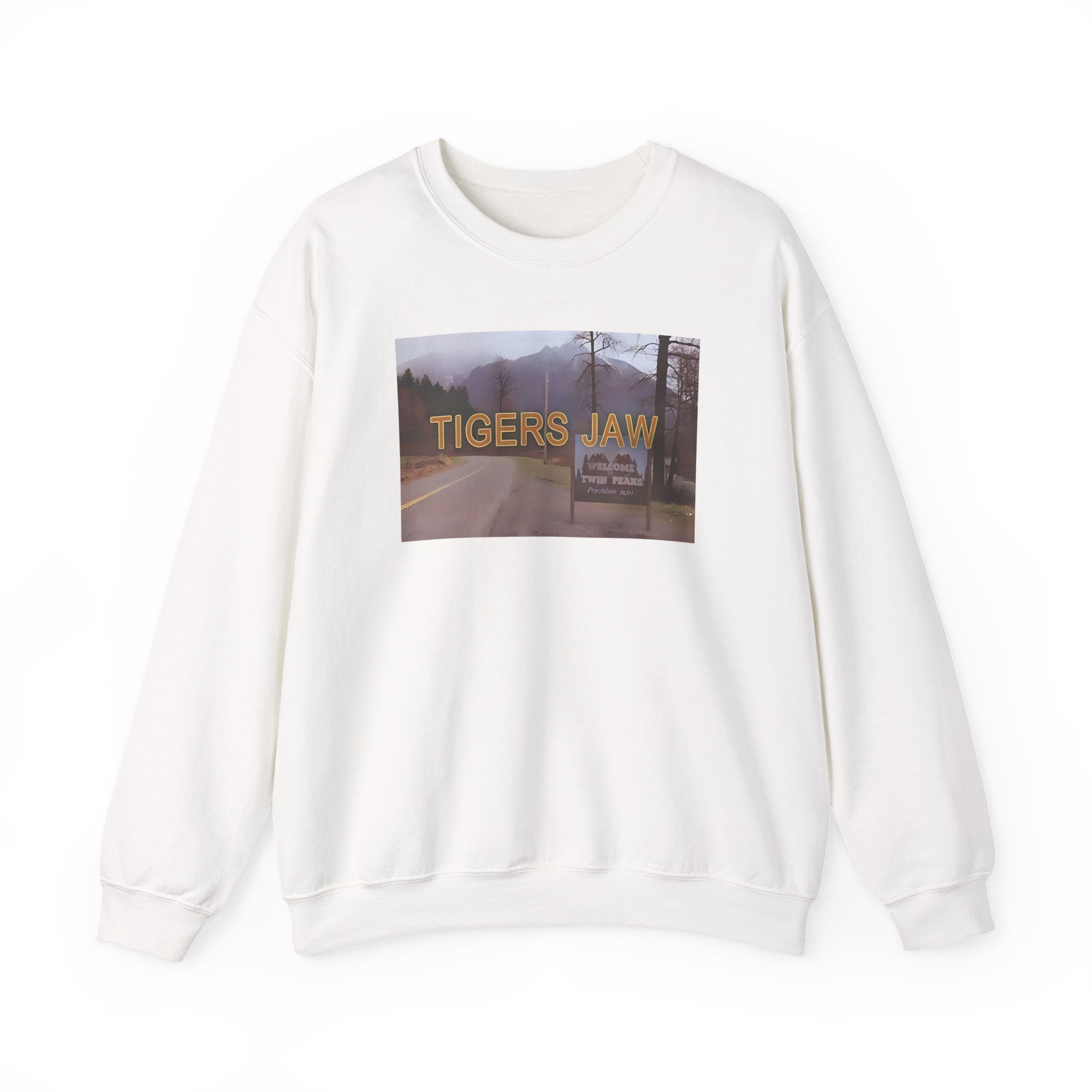 Tigers Jaw Twin Peaks Unisex Heavy Blendâ„¢ Crewneck Sweatshirt