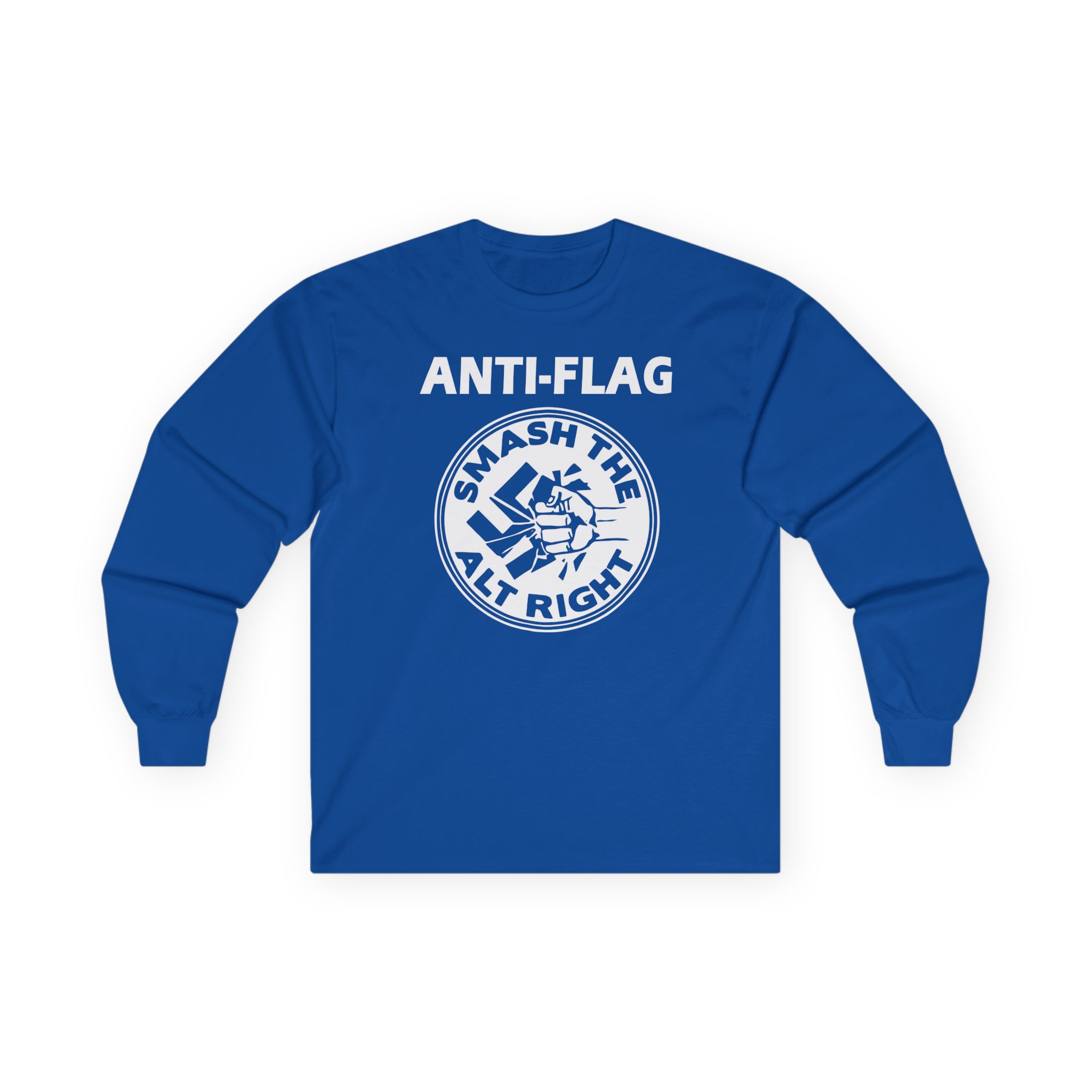 Anti Flag Smash the Alt Right Unisex Ultra Cotton Long Sleeve Tee