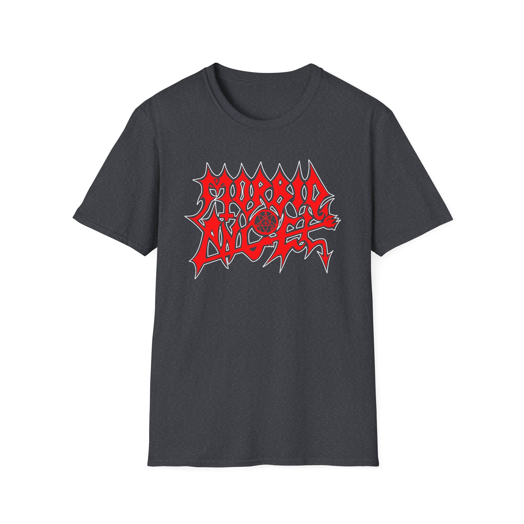 Morbid Angel Red Logo Unisex Softstyle T-Shirt