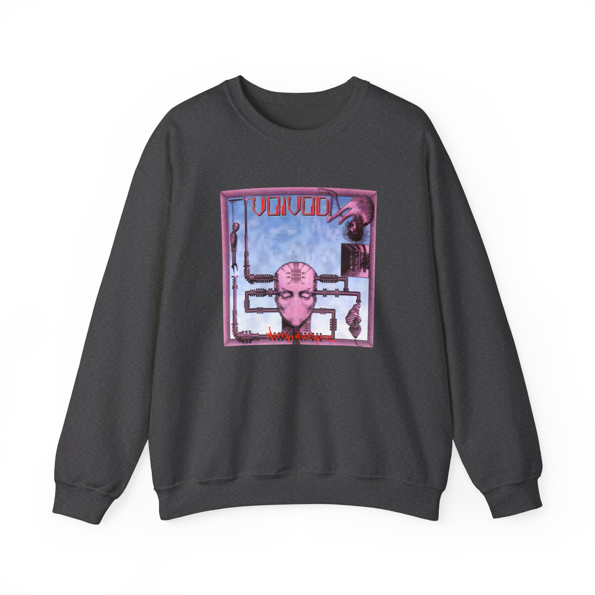 Voivod Nothingface V3 Unisex Heavy Blendâ„¢ Crewneck Sweatshirt