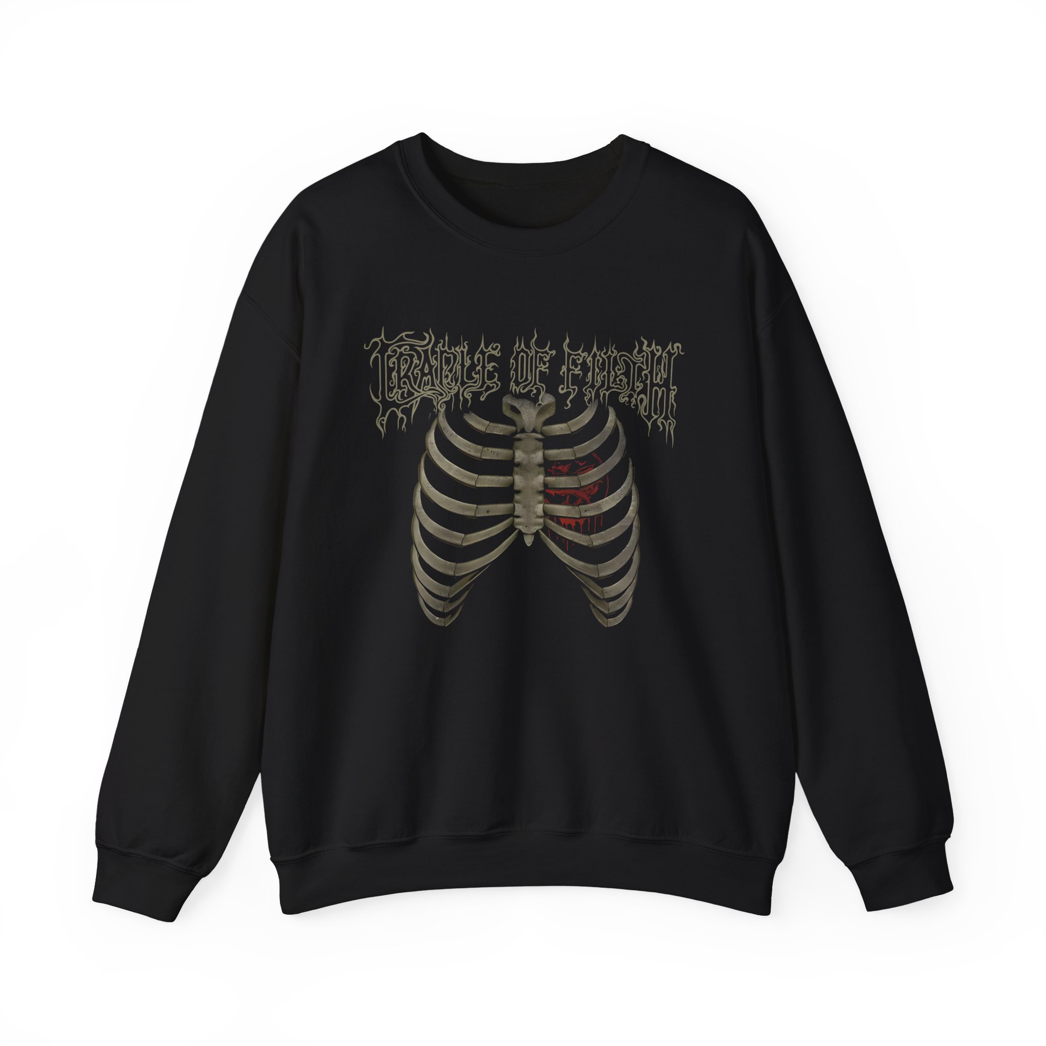 Cradle of Filth Skeleton Unisex Heavy Blendâ„¢ Crewneck Sweatshirt