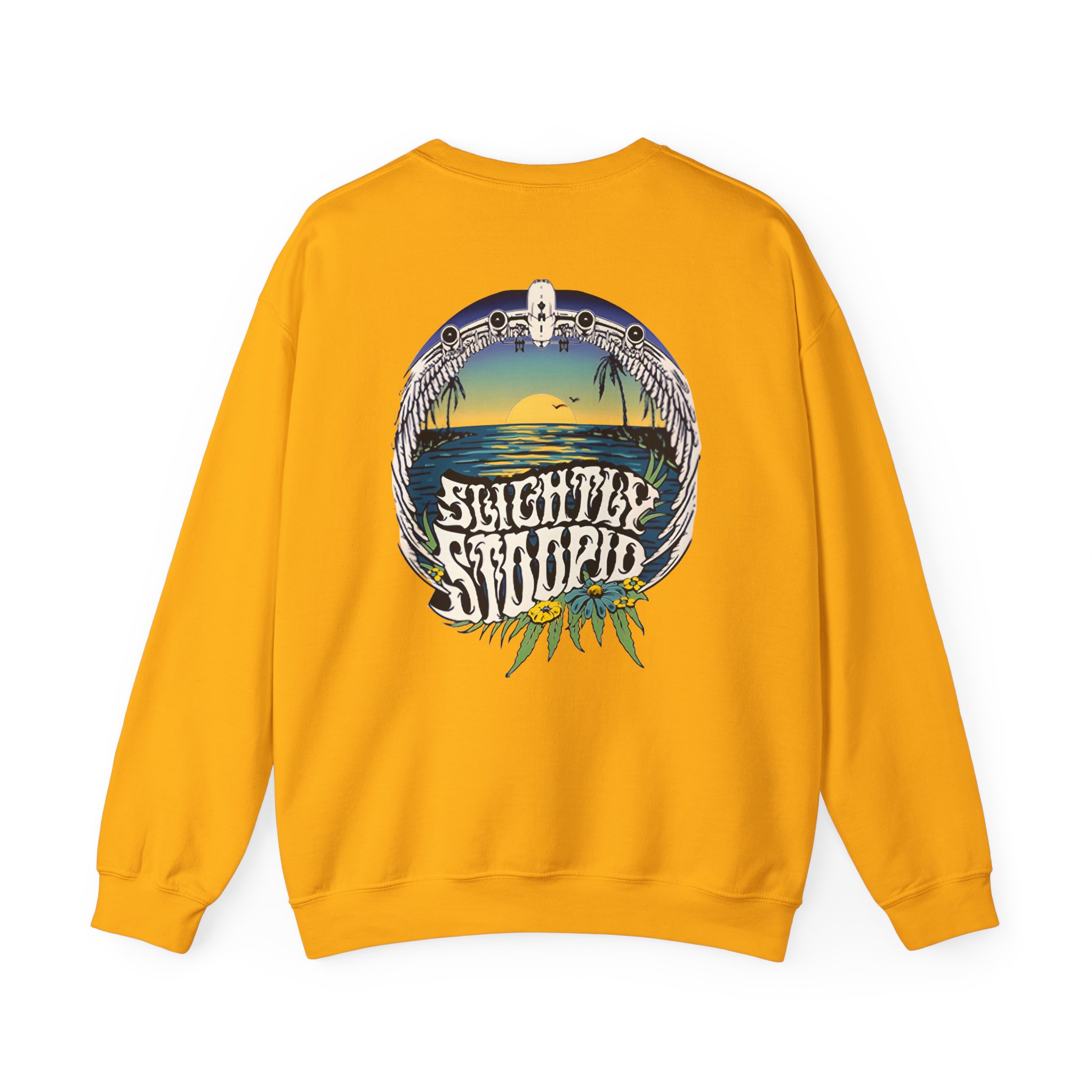 Slightly Stoopid Up on a Plane Unisex Heavy Blendâ„¢ Crewneck Sweatshirt