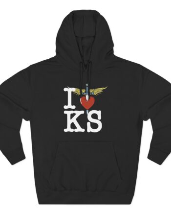 Bon Jovi I Heart Three-Panel Fleece Hoodie