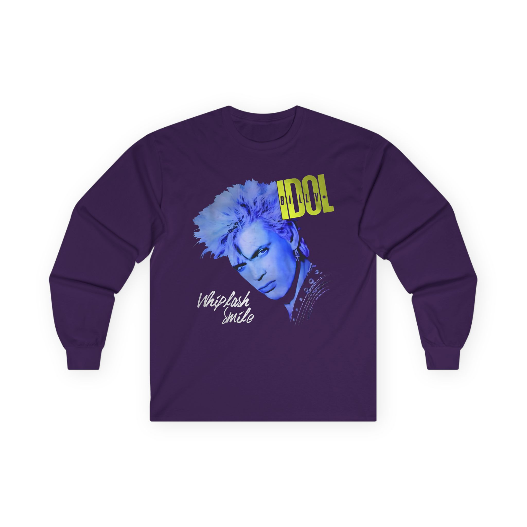 Billy Idol Whiplash Smile Album Unisex Ultra Cotton Long Sleeve Tee