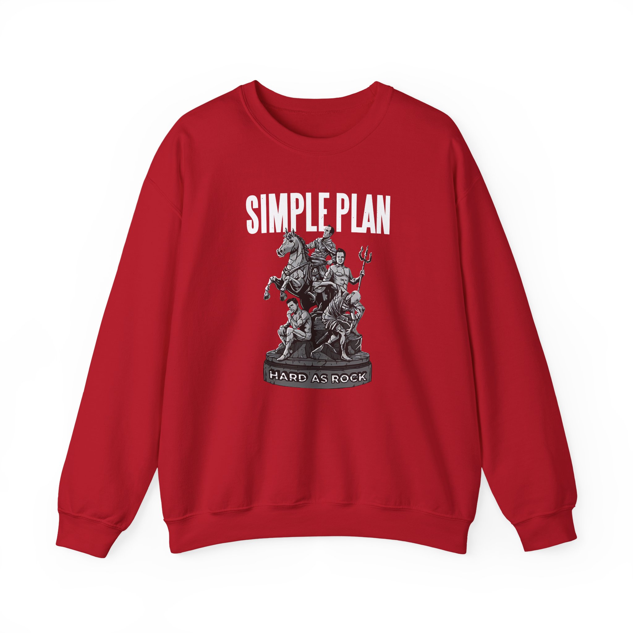 Simple Plan Hard as Rock Unisex Heavy Blendâ„¢ Crewneck Sweatshirt