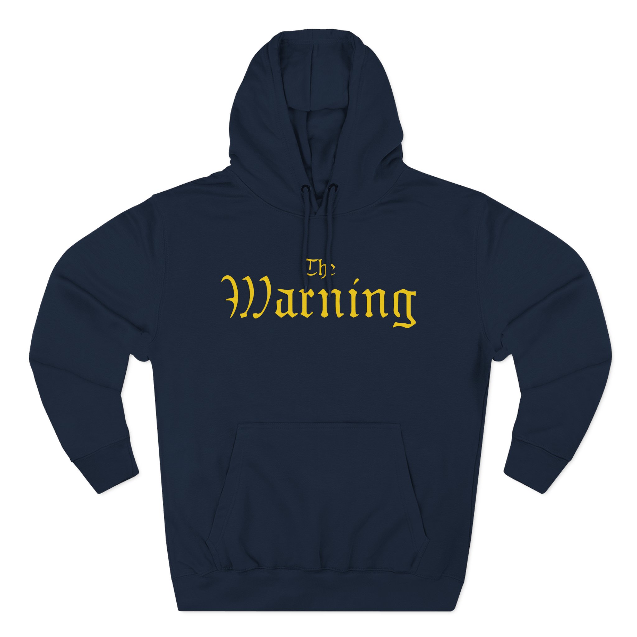 The Warning Gold TW Logo Three-Panel Fleece Hoodie