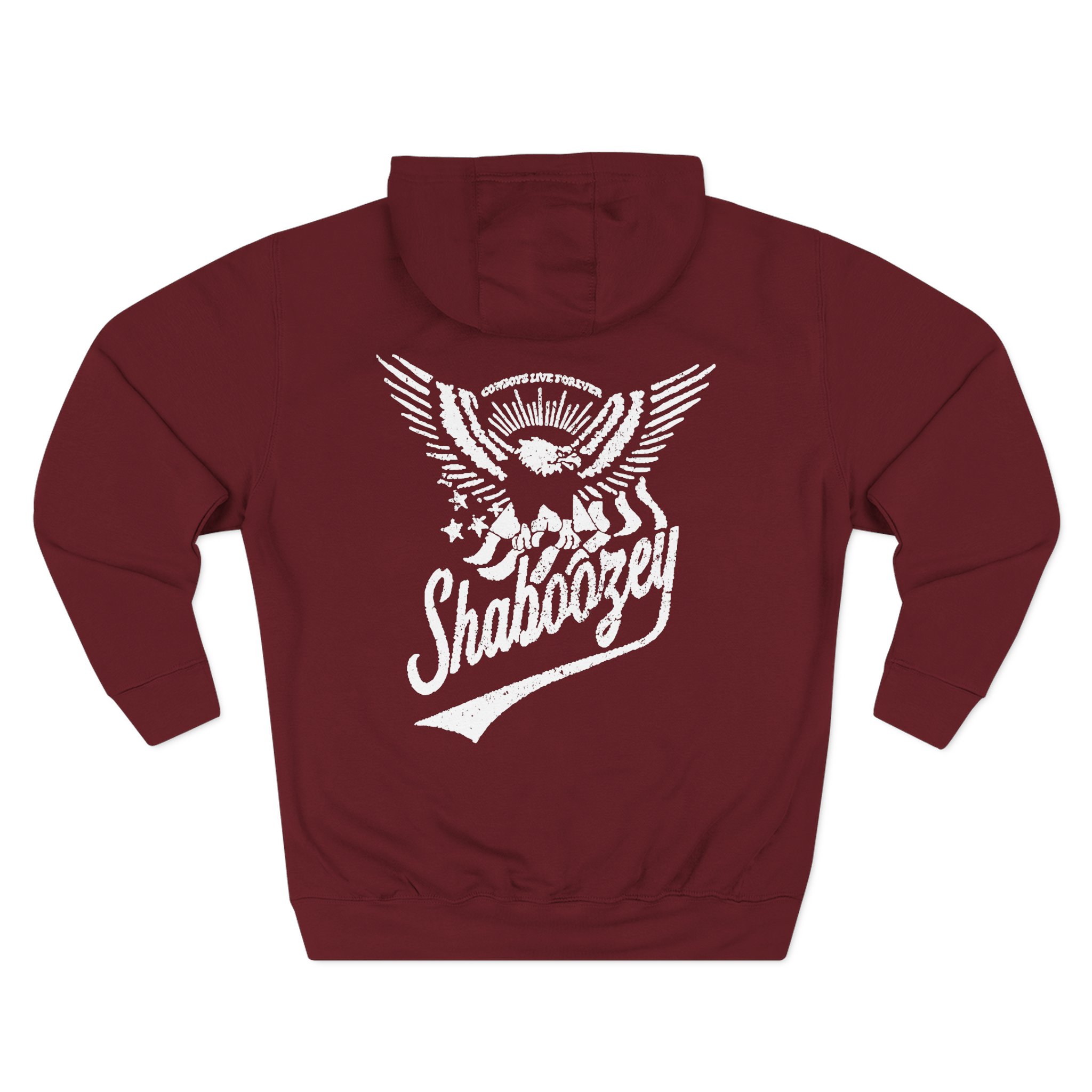 Shaboozey Boozey Eagle Three-Panel Fleece Hoodie
