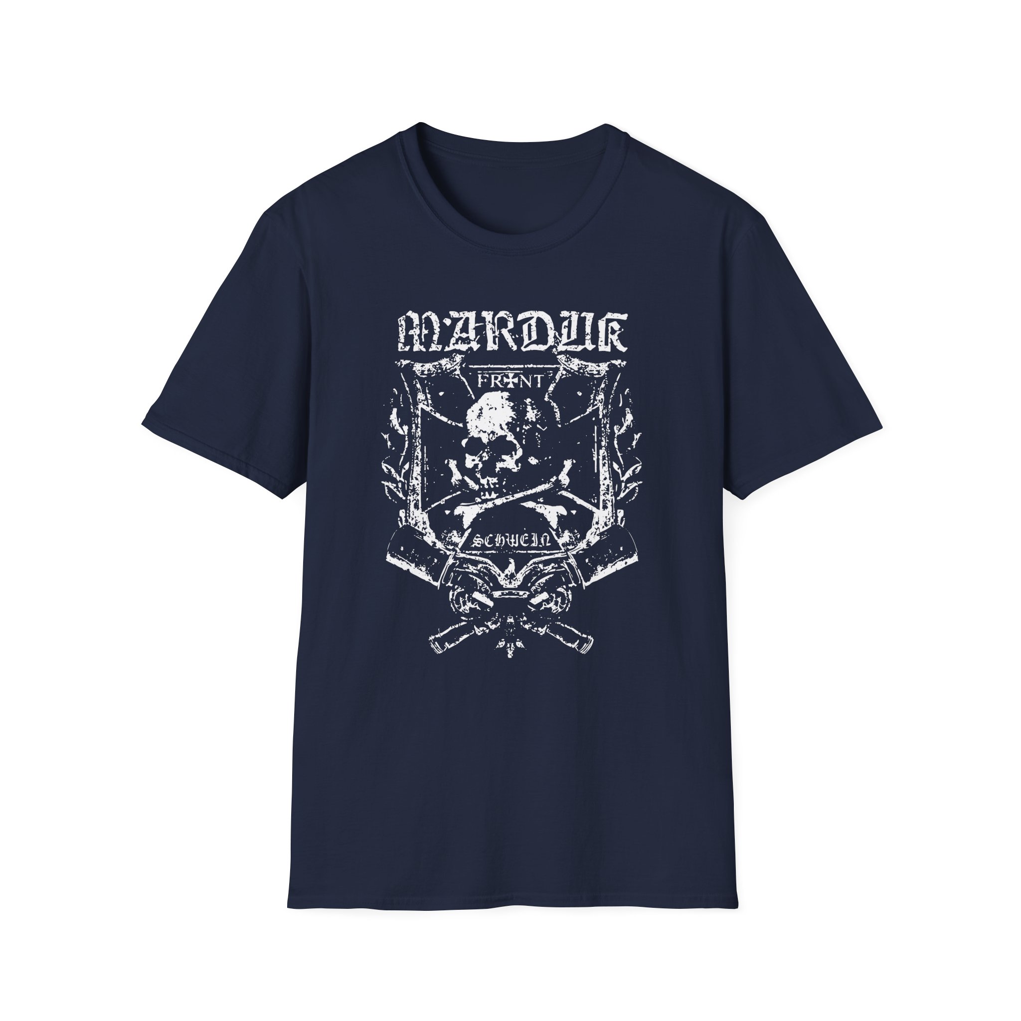 Marduk Frontschwein Shield Unisex Softstyle T-Shirt