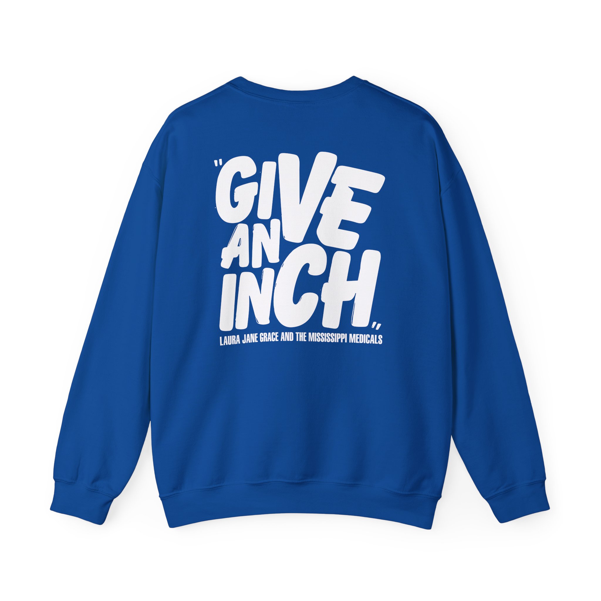 Laura Jane Grace Give an Inch Unisex Heavy Blendâ„¢ Crewneck Sweatshirt