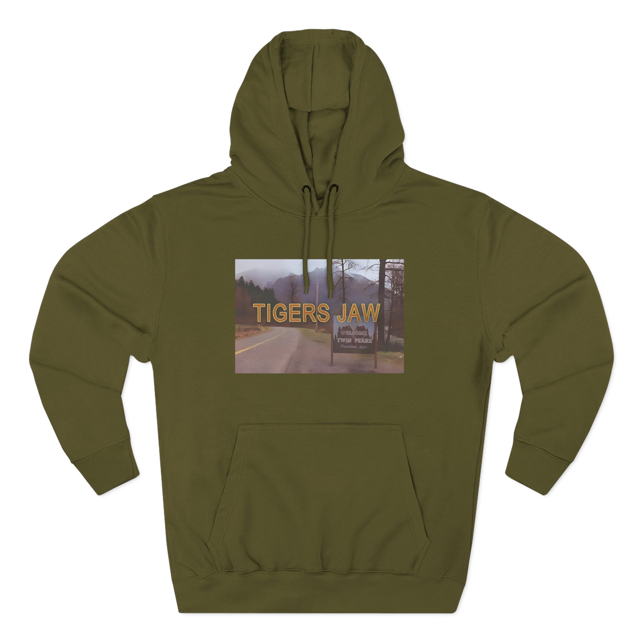 Tigers Jaw Twin Peaks Three-Panel Fleece Hoodie