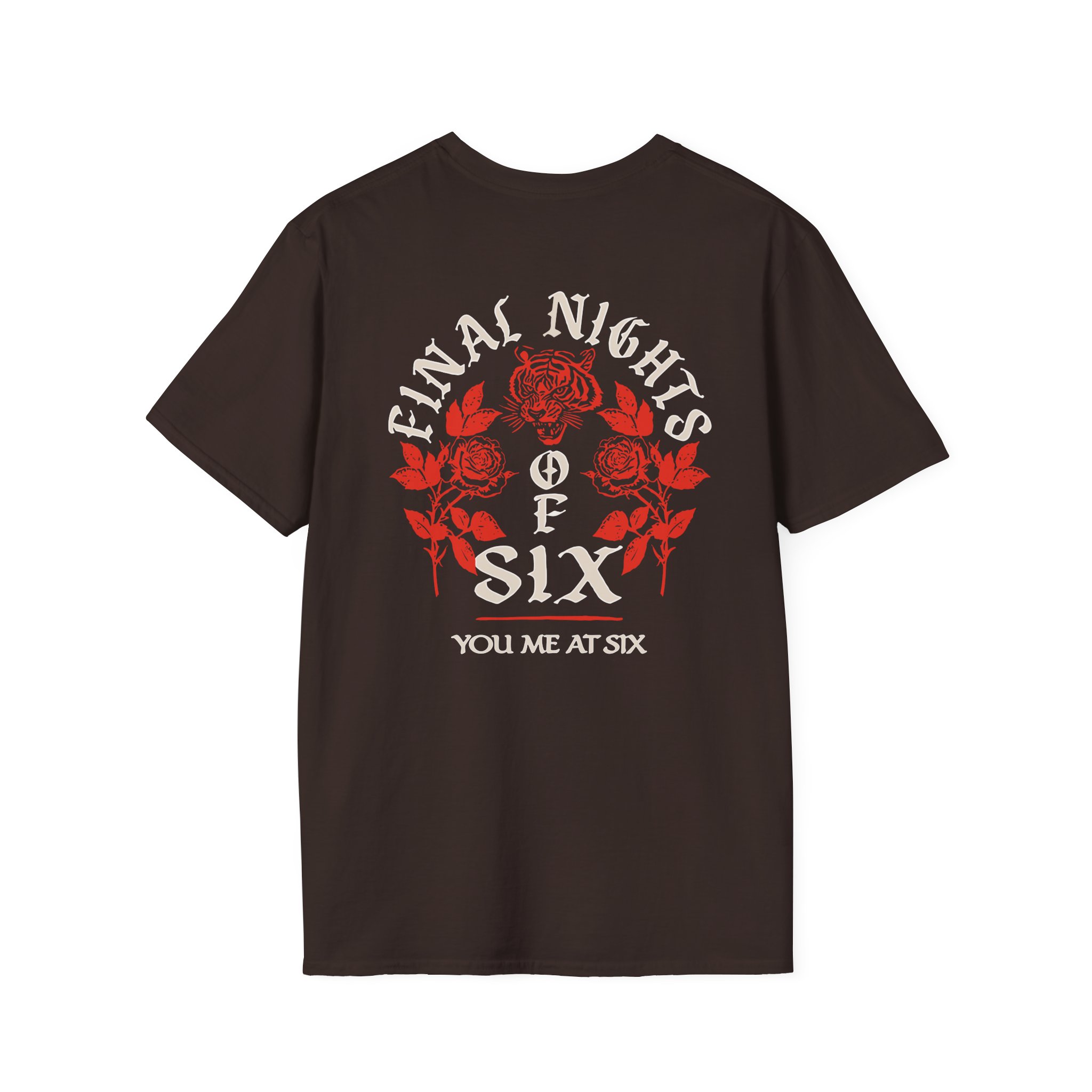 You Me at Six Final Nights of Six Tour Unisex Softstyle T-Shirt