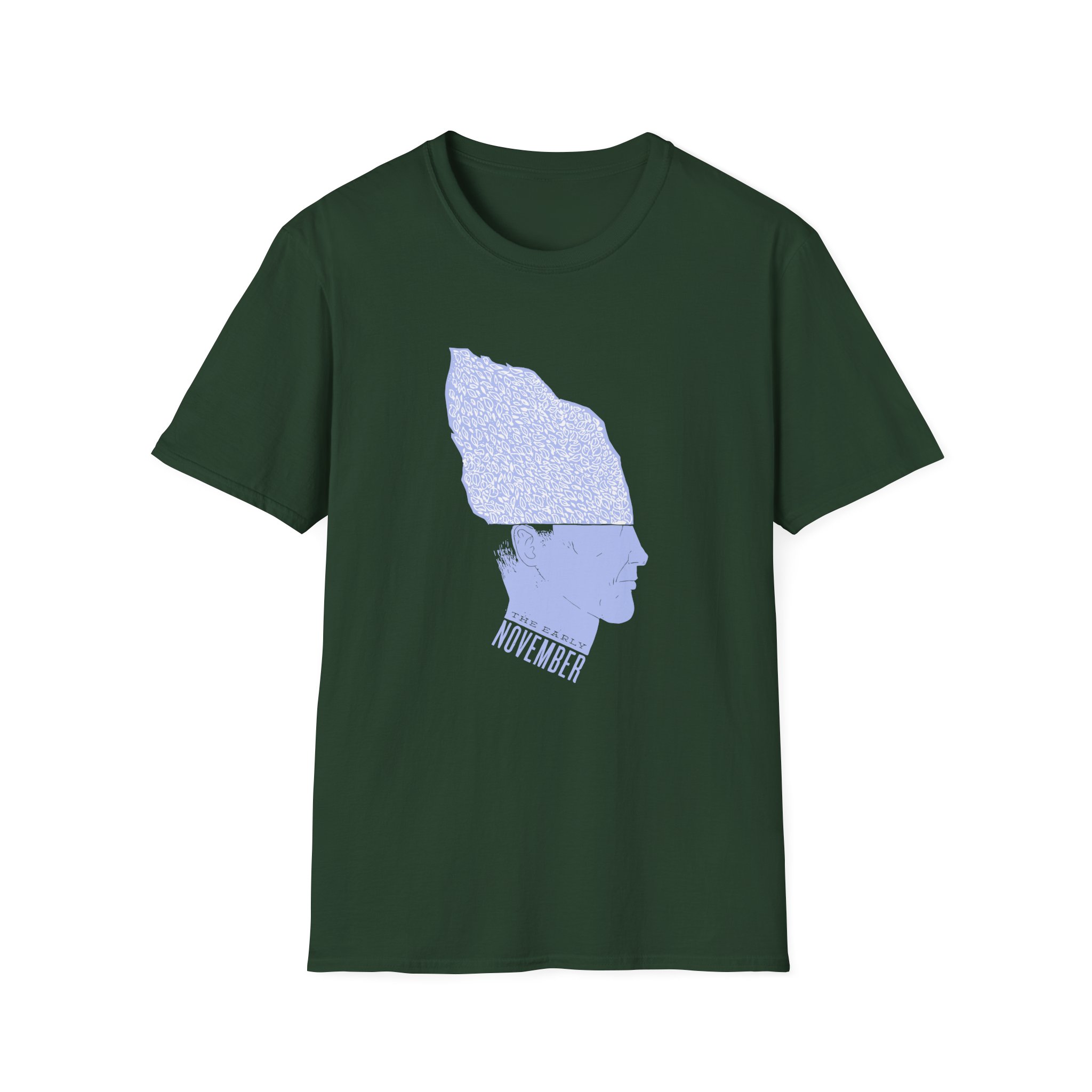 The Early November Leaf Head Unisex Softstyle T-Shirt