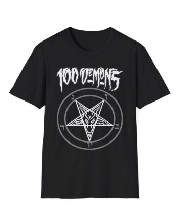 100 Demons Pentagram Unisex Softstyle T-Shirt