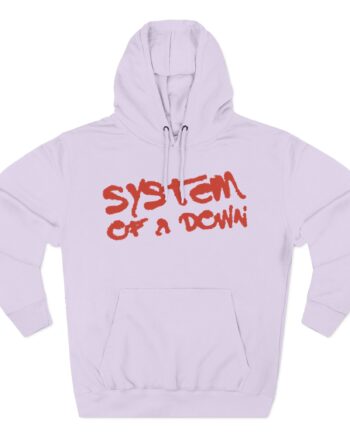 System of a Down Puff Script Three-Panel Fleece Hoodie