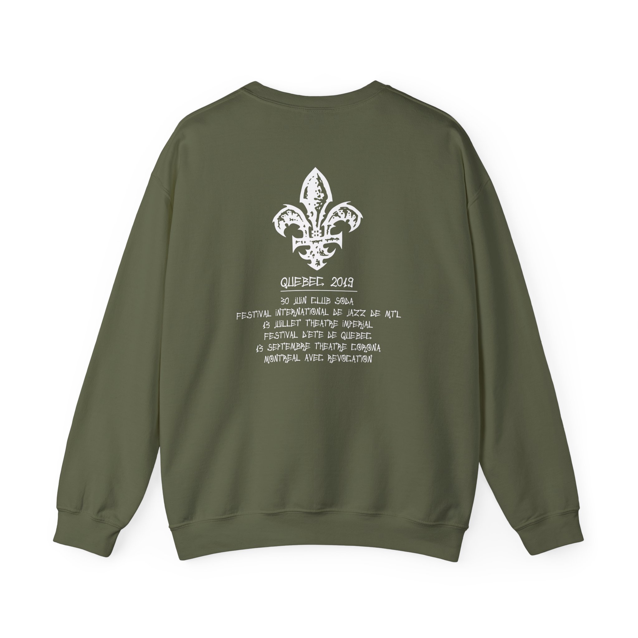 Voivod Quebec 2019 Unisex Heavy Blendâ„¢ Crewneck Sweatshirt